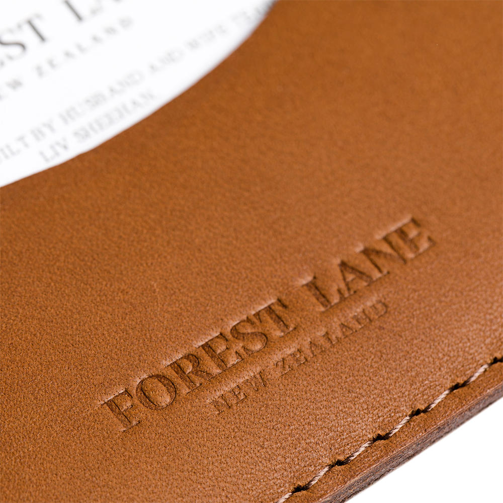 Forest Lane leather product photography