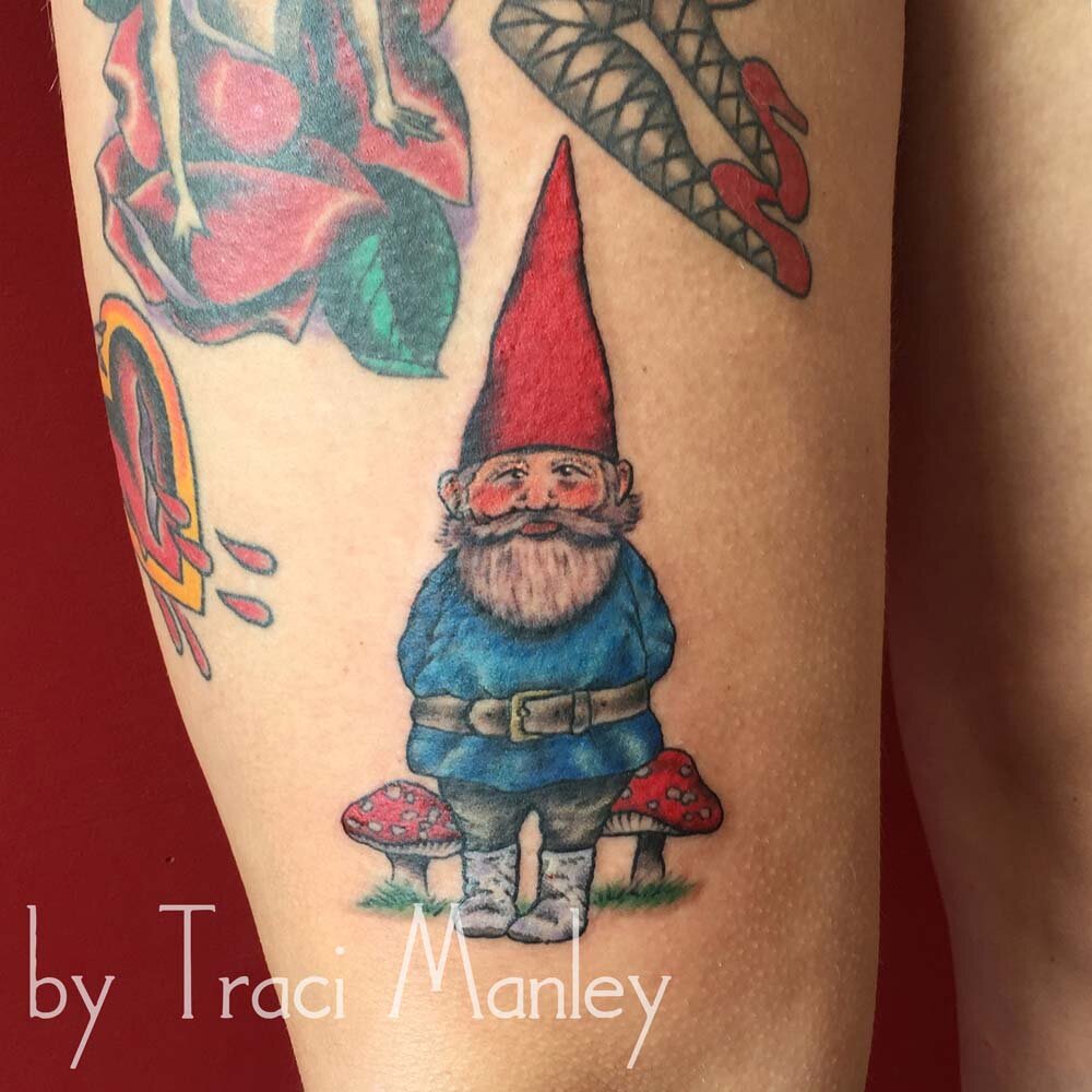 Learned Gnome By Nate Glomb at War Horse Tattoo Berkeley CA  rtattoos