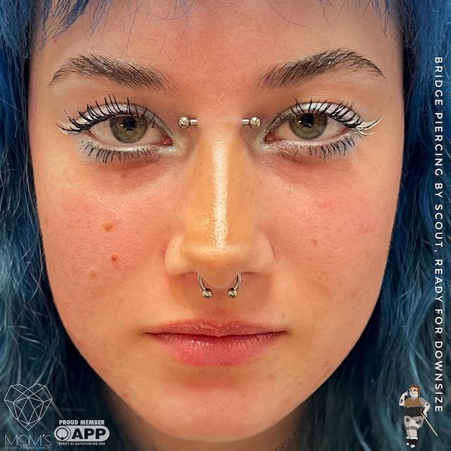 Bridge Piercing (Ready for a downsize)