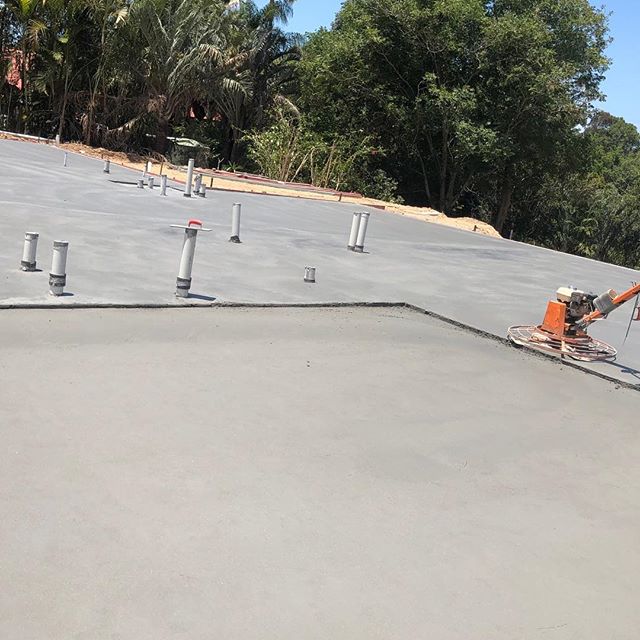 Drainage and slab completed @sublime_structures #plumbing #drainage #goldcoastplumber #stormwater #australianplumber #concrete #newhome #newhouse #construction