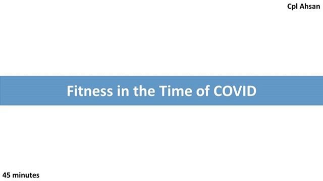 #Fitness in the time of COVID &bull; 10 June 2020⁣
⁣
Shoutout to our guest speaker Cpl Ashan from 33 CER for giving last Wednesday&rsquo;s virtual lecture. ⁣
⁣
Cadets were led through a comprehensive lecture on Fitness during social distancing as wel