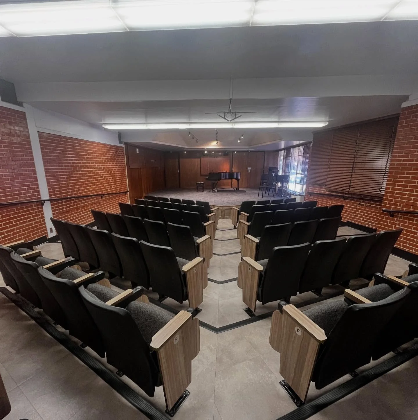 A million years ago, I sat in these seats learning to be an actor, learning to be emotionally present, learning that my story could be a conduit, connecting me to my work and the audience. 

Today, I finished my first semester teaching back at my alm