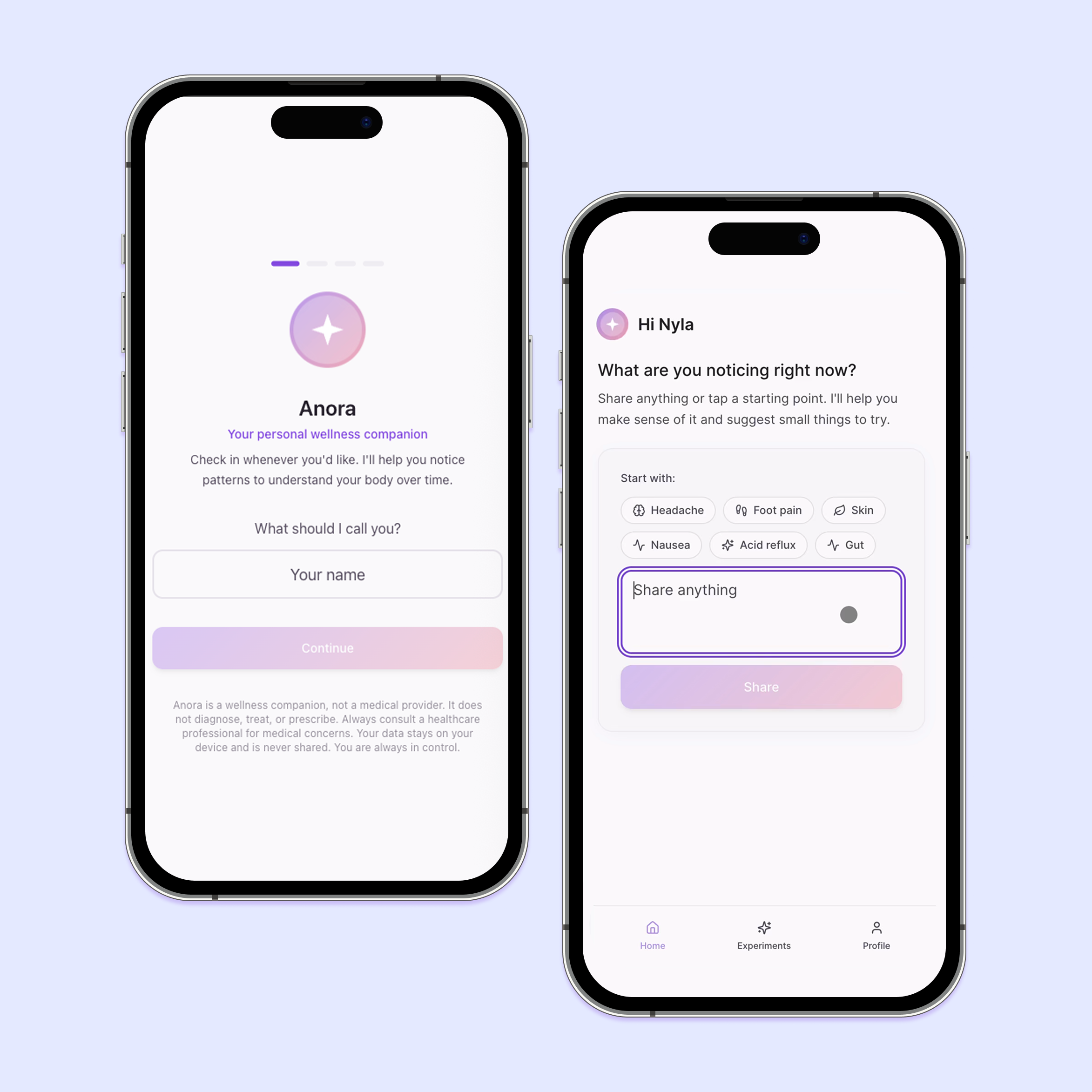 Anora: Helping You Understand Your Body Over Time