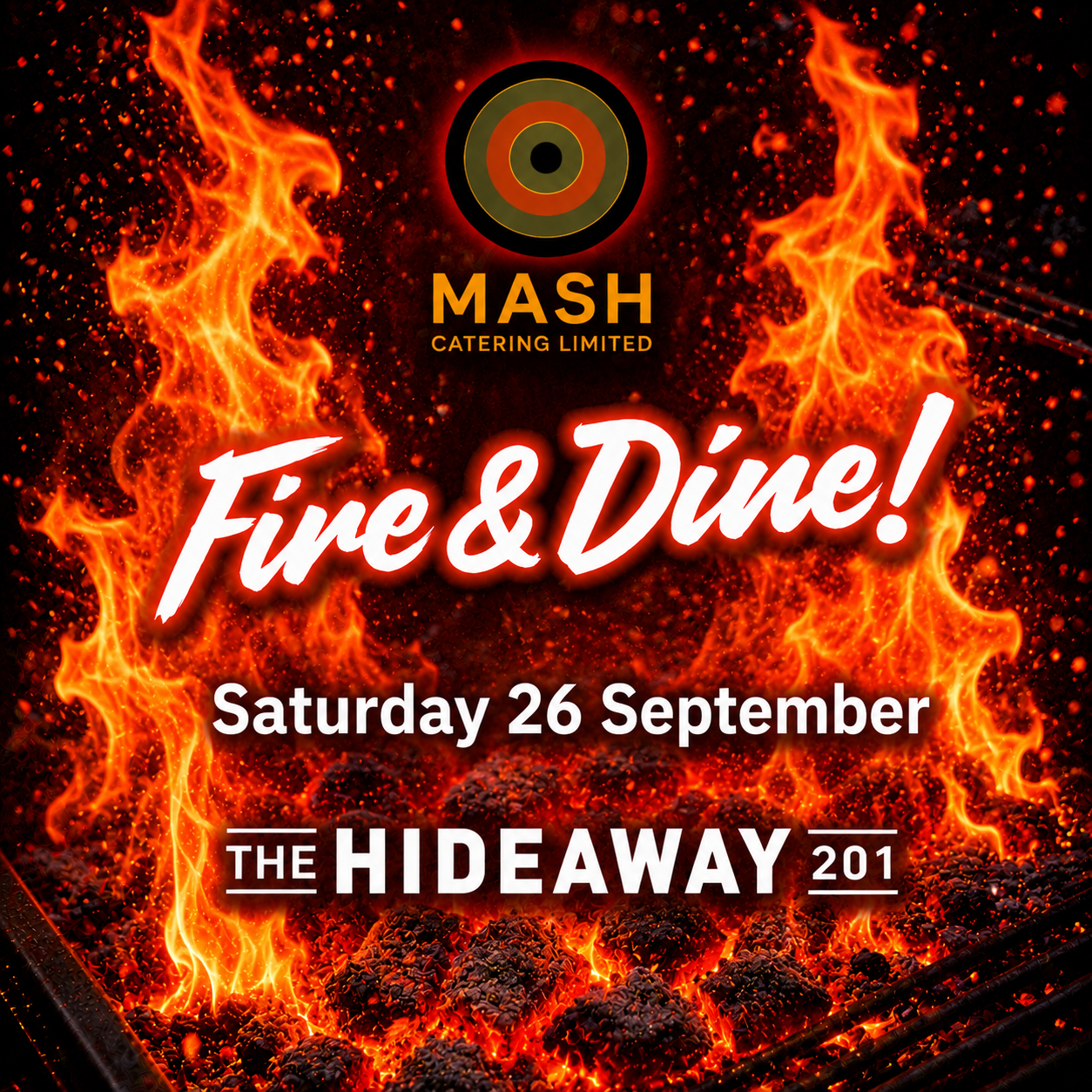 Fire & Dine 2026 - Saturday 26 September