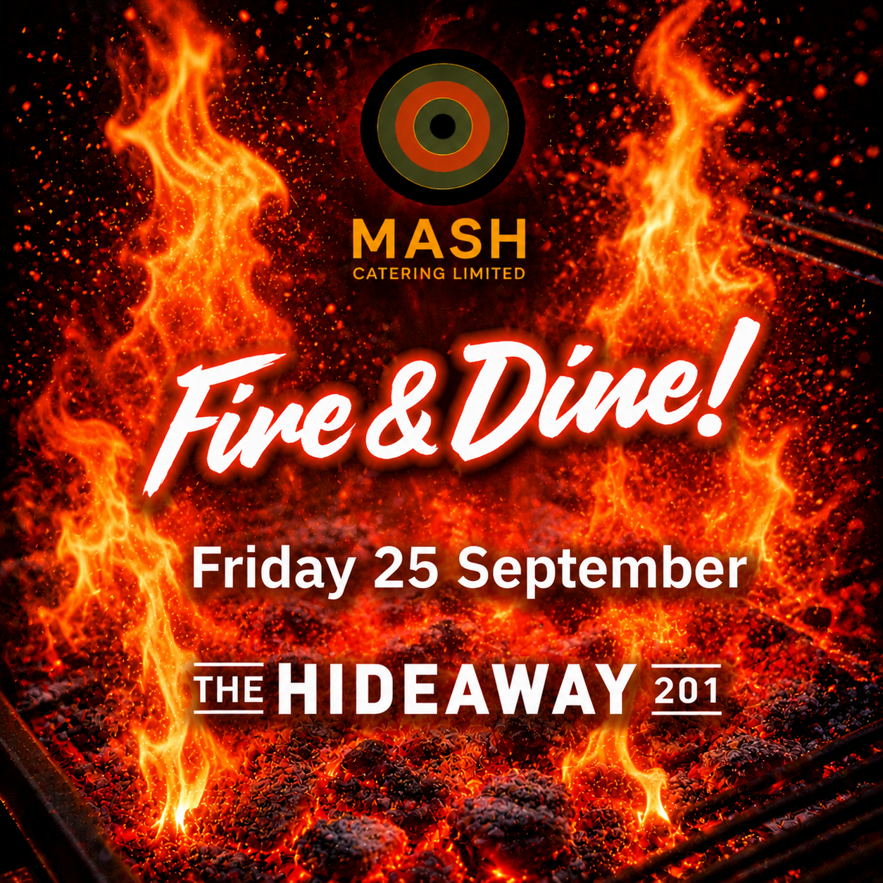 Fire & Dine 2026 - Friday 25 September