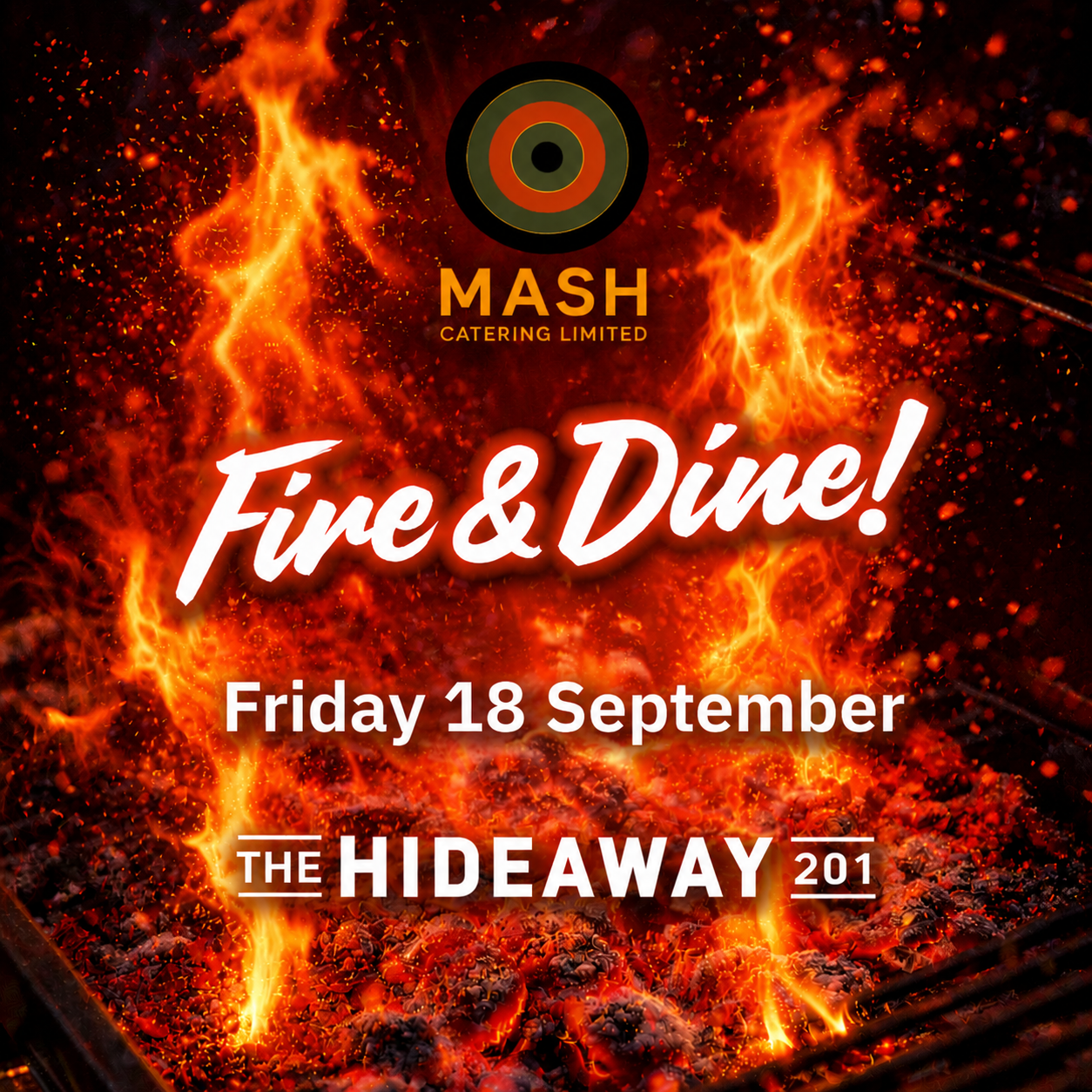 Fire & Dine 2026 - Friday 18 September