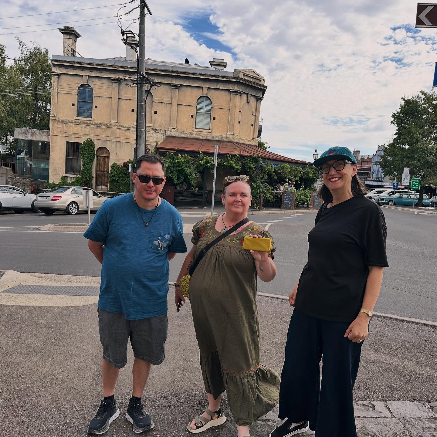 BNE and CBR come to summertime #Daylesford and explore the history of #gold , #greed , #crime , #punishment and #mystery of this region.  Great chats about #PhryneFisher , #art, #culture , #architecture and #people