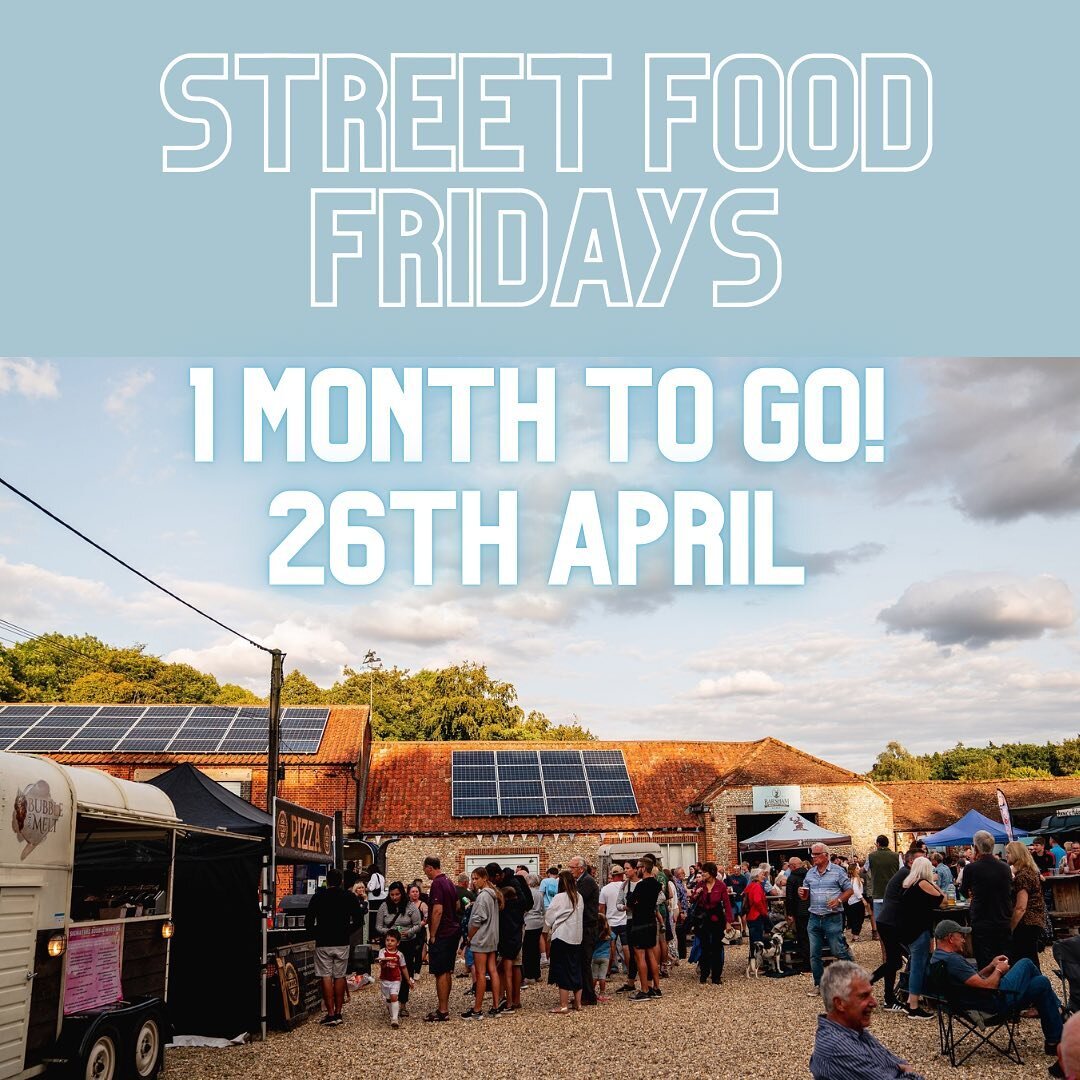 Street Food Fridays are nearly here! Let&rsquo;s us know in the comments if you are coming!! 👇🏼

With just one month to go, we can&rsquo;t wait to welcome back some of our favs to open up this years event plus one new mega name in the Norfolk food 