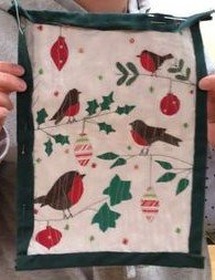 Emma's Robins, design by Julia Gahagan