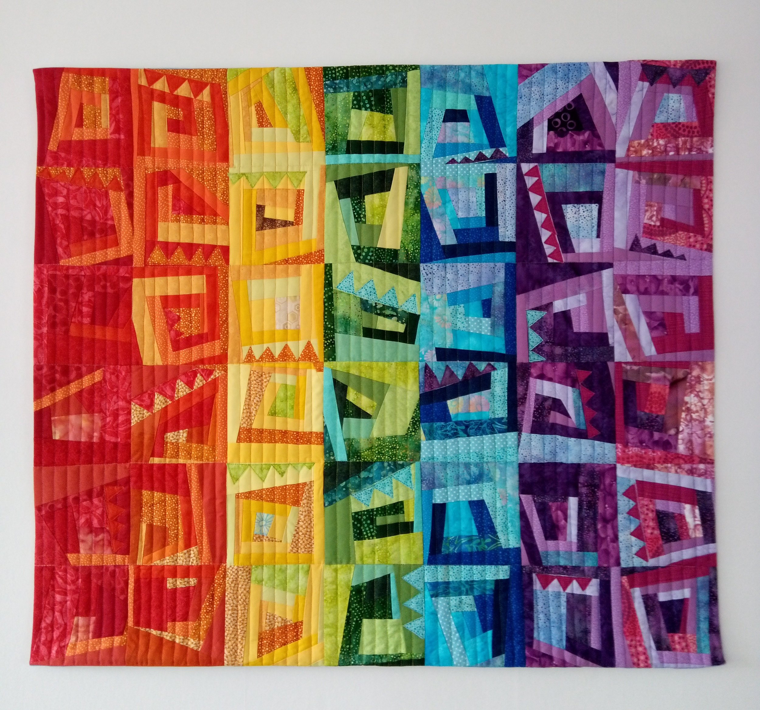 Wendy's rainbow wall hanging
