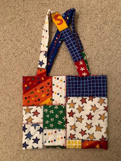Deborah's bag made with overlocker
