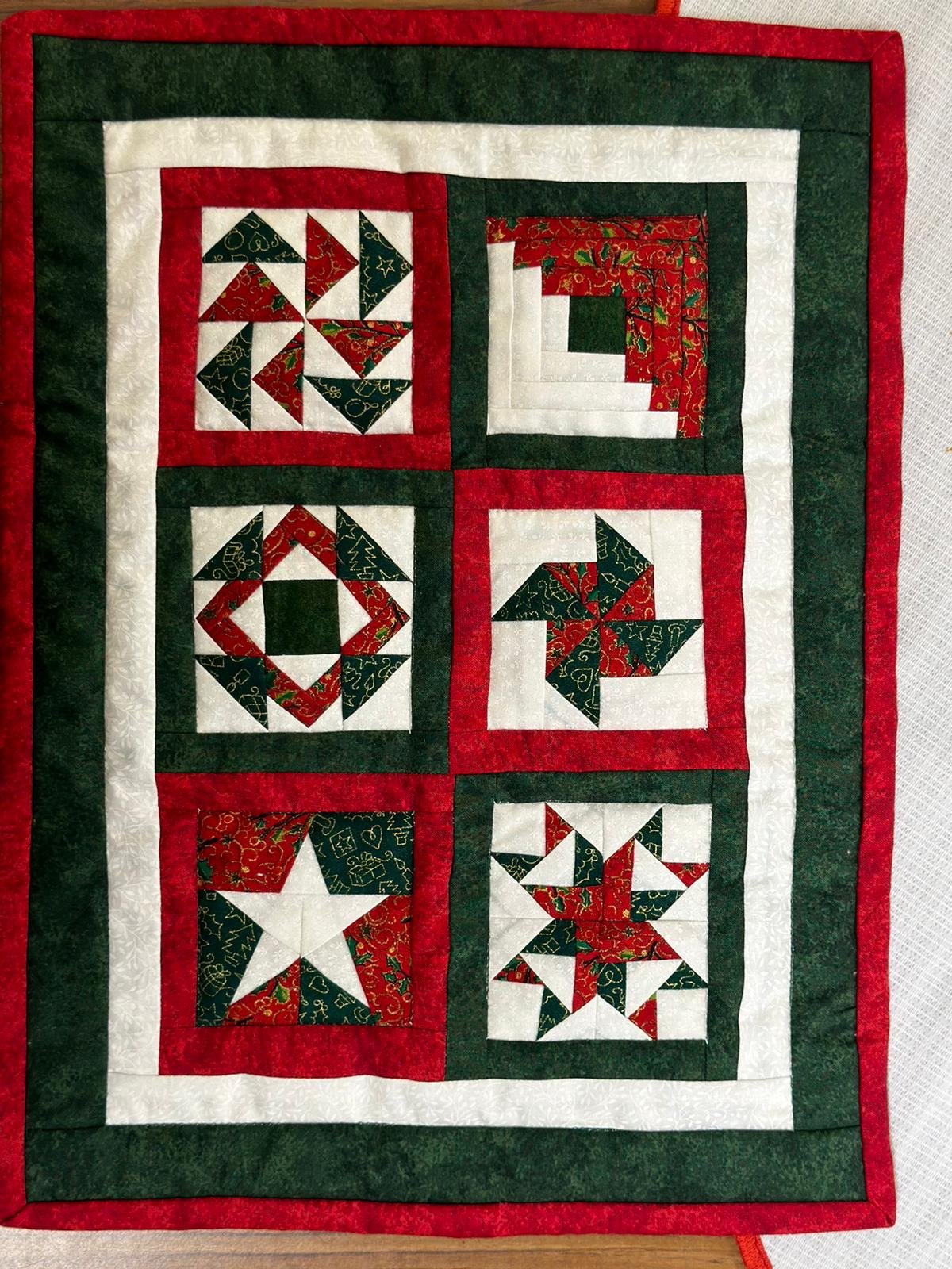 Gill's Christmas table runner