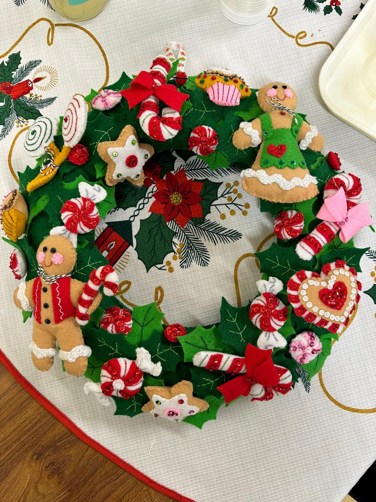 Lynne's Christmas wreath
