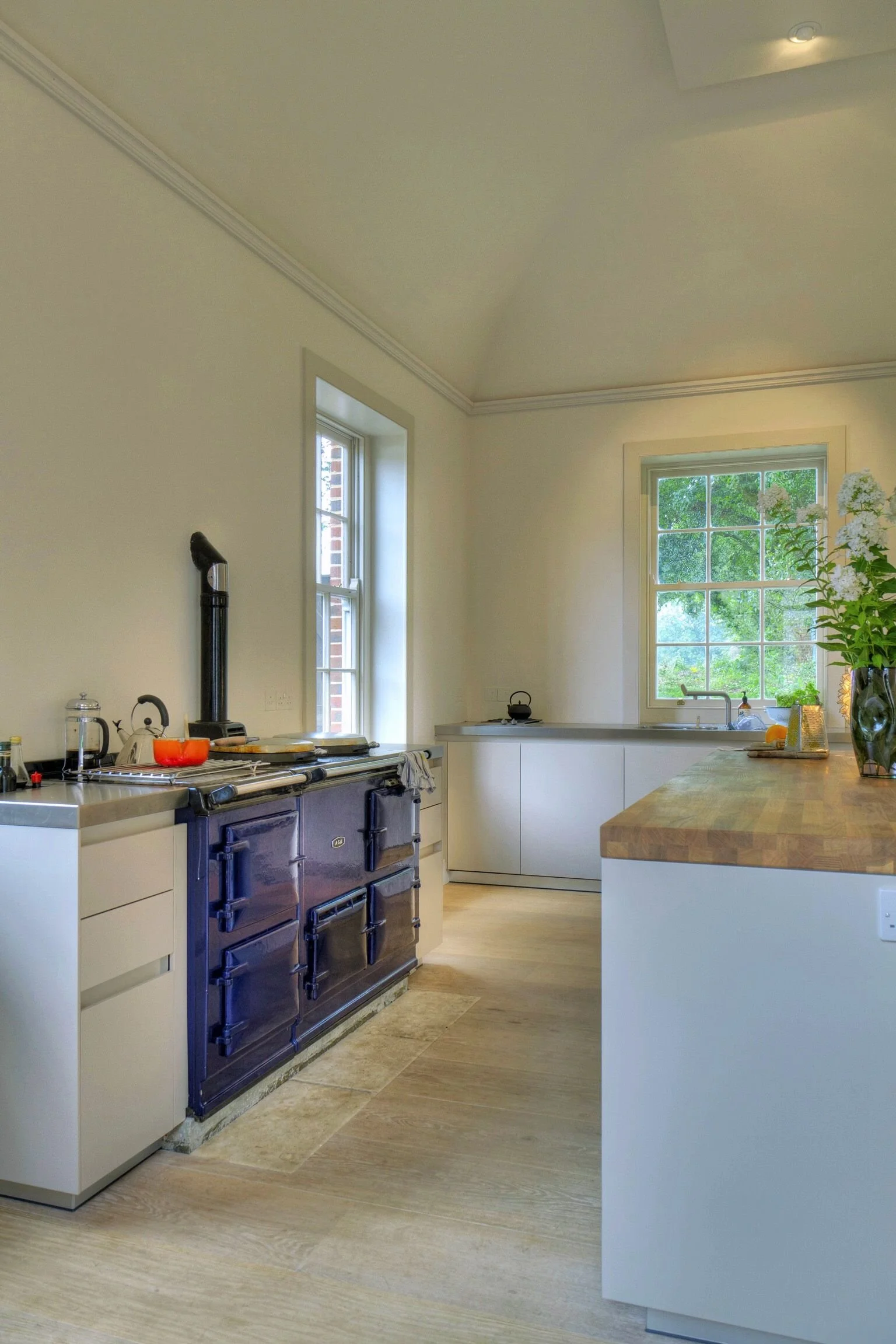 bulthaup kitchens with an Aga oven
