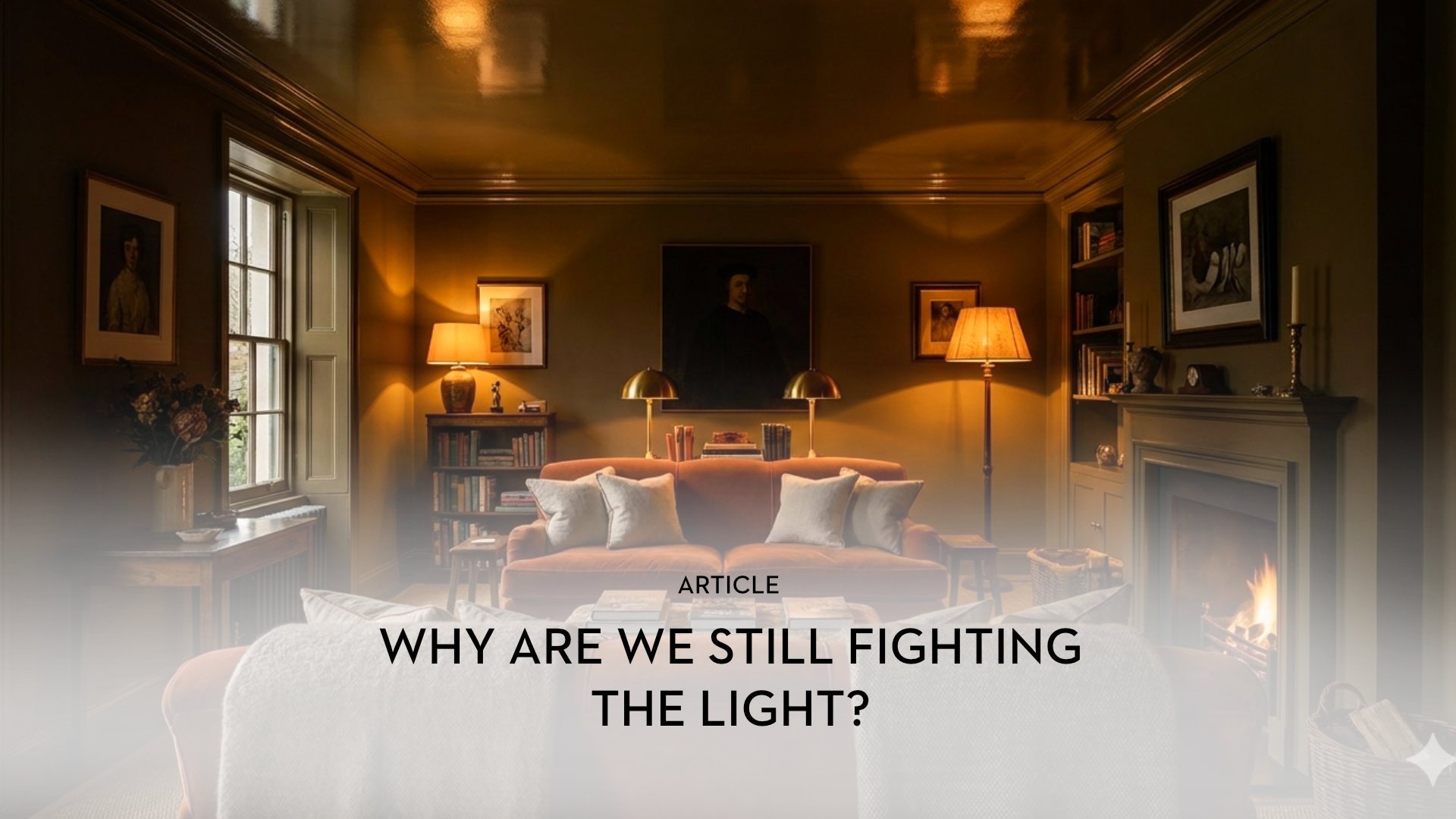 Why are we still fighting the light?