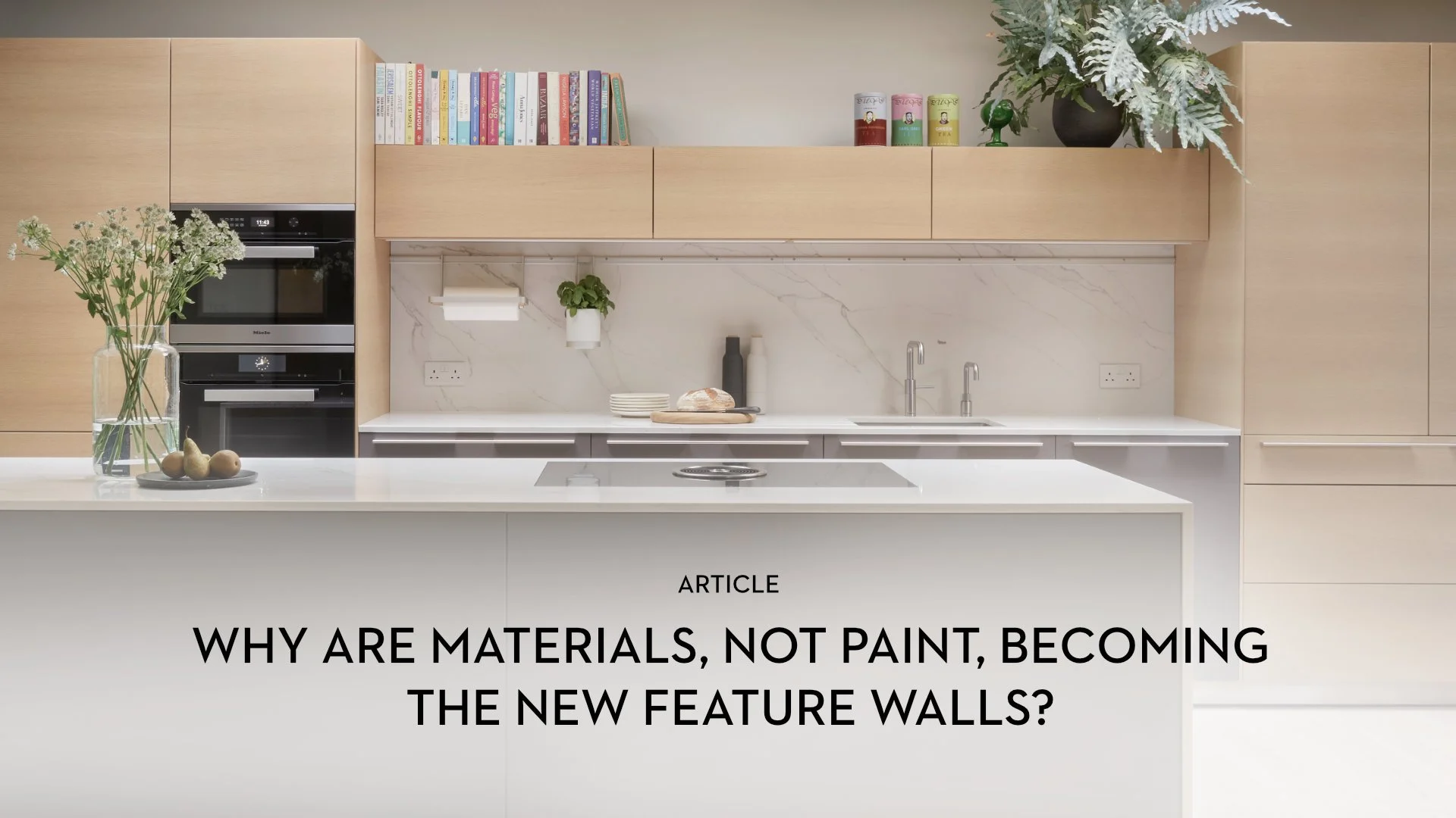 Why are materials, not paint, becoming the new feature walls?