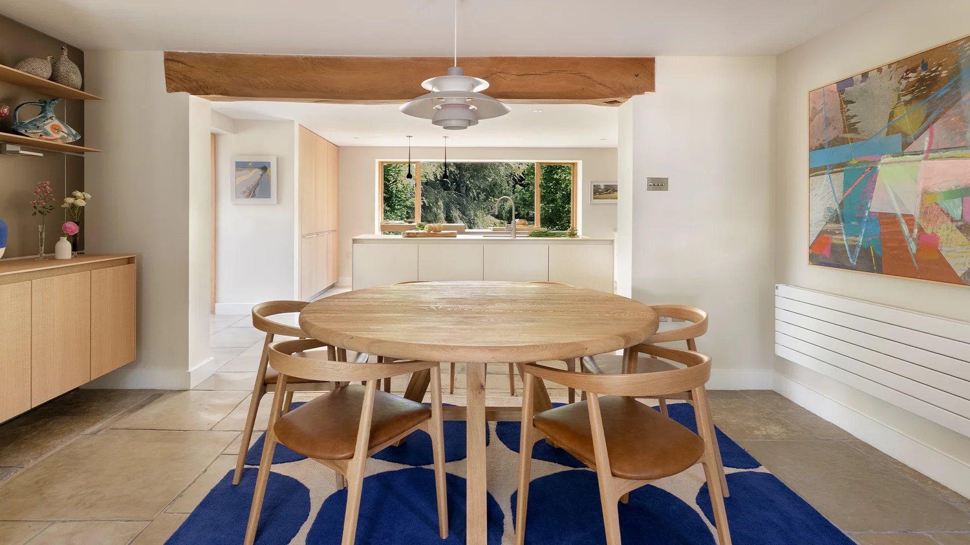 Light Oak Kitchen in a Country Home