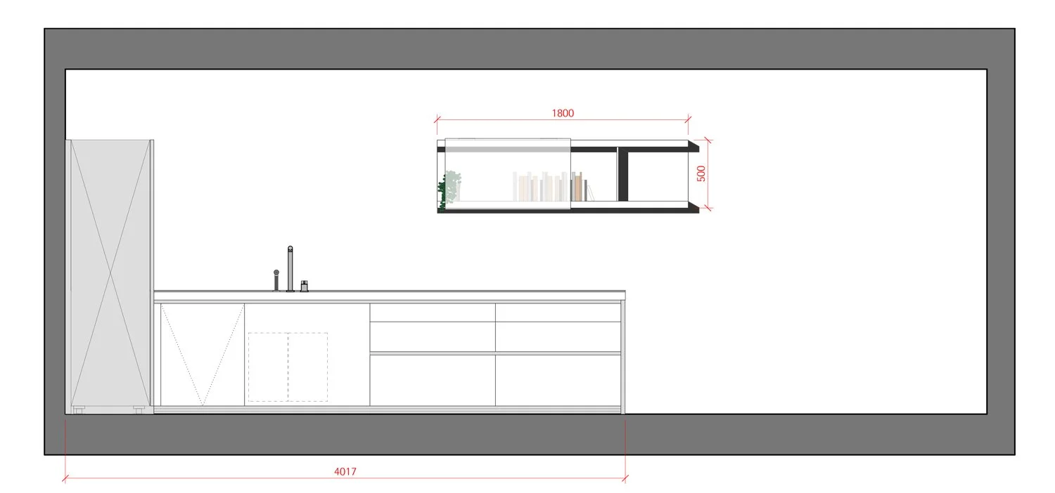 bulthaup b1 kitchen ex display bath elevation 1
