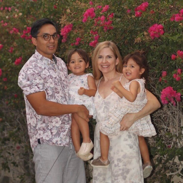 July Family of the month&hellip;

Hi!  We are the Khan Family!  I am Sarah and my husband is Jon.  Our twin daughters Sofia and Stella are in the 2 years old class this summer. Jon and I are both from Illinois.  We met at a costume party in Chicago i