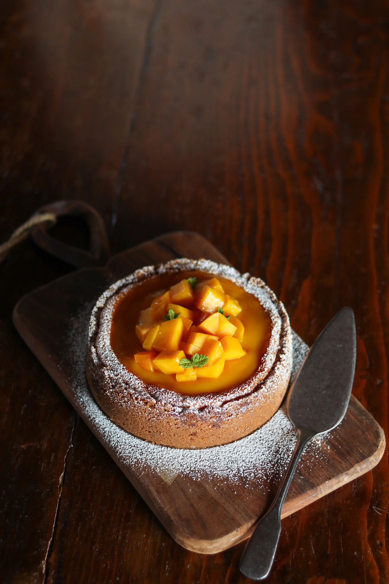 Cheesecake al cocco e mango