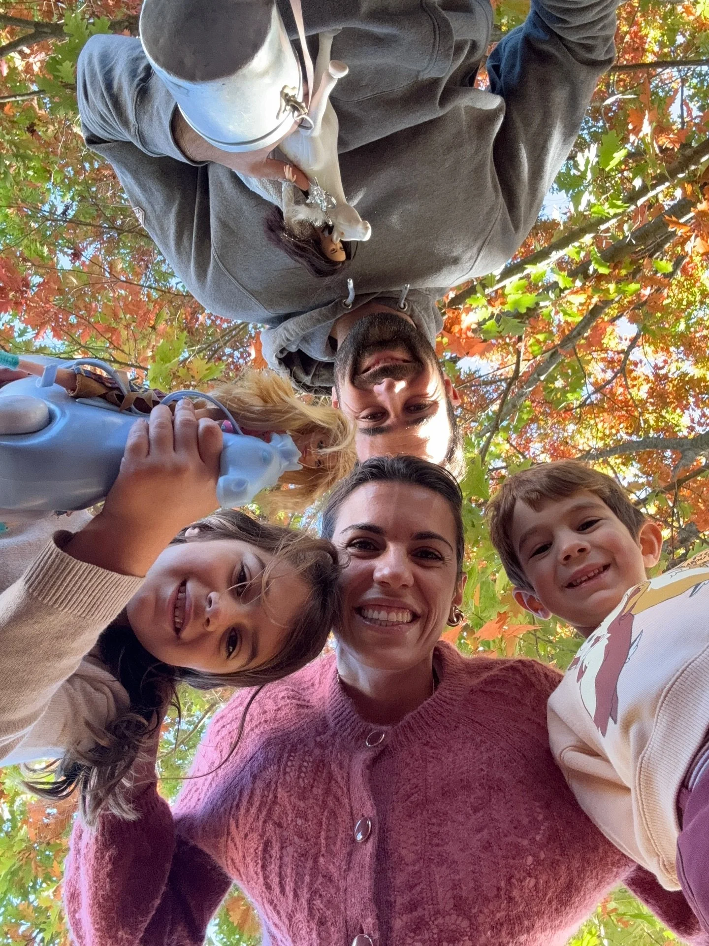 Fine ottobre 🍁🐞

Family a passeggio, nel bosco&hellip; raccogliendo i chiodini, lanciandoci le foglie, arrampicandoci sugli alberi, soffiando il &ldquo;soffione&rdquo;

#autumnishere 
#familytime