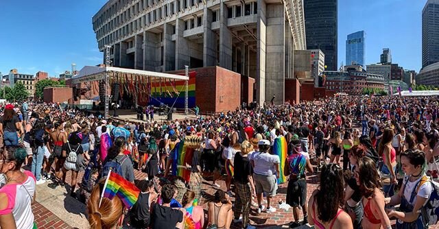 Boston Pride 2019 just before @todrick performed! .
.
.
#pride #pridemonth #pride2019 #pride2020 #governmentcenterboston #boston #bostonpride #gaysailor #gay #gaytravelcouple #gaypride #rainbow #equality #equalityforall #equalrights #love #ınstagood 