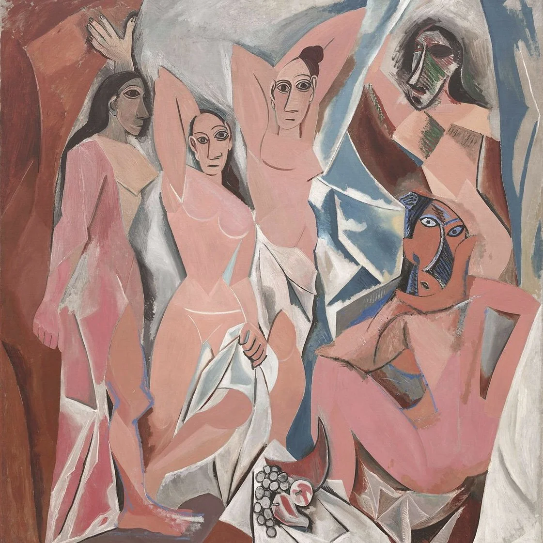 Pablo Picasso, Les Demoiselles d’Avignon, 1907.