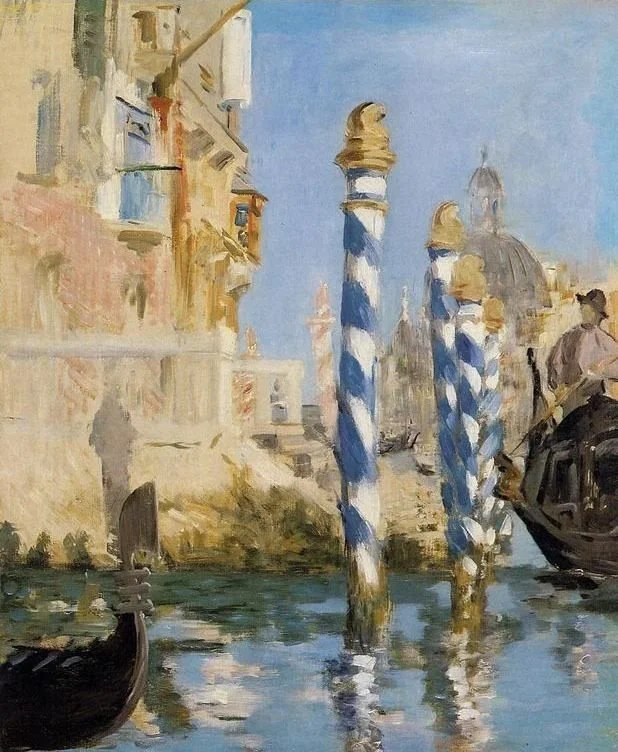 Edouard Manet, View in Venice  - The Grand Canal, 1874
