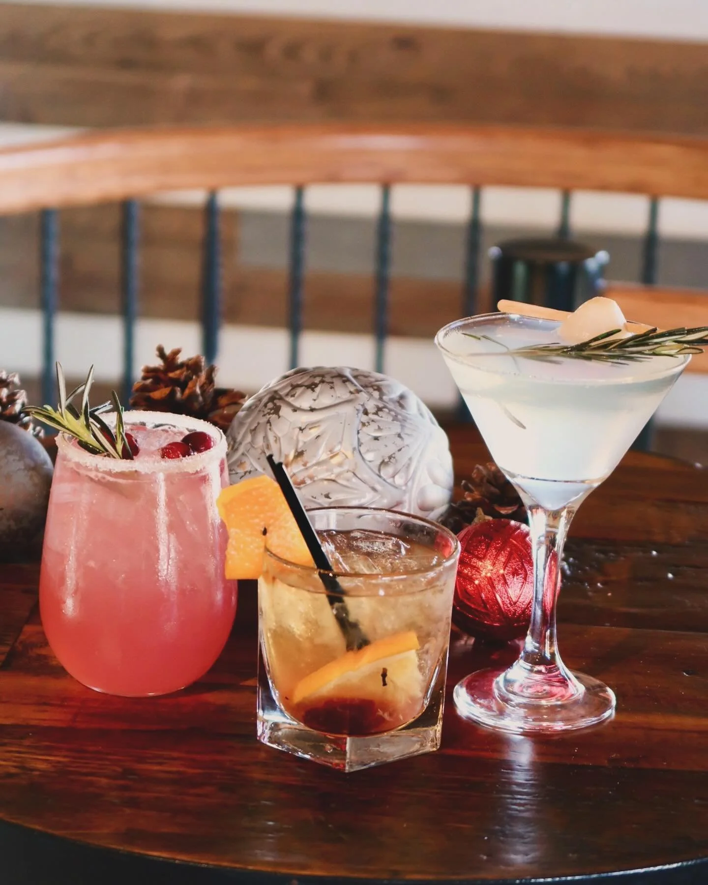 NEW Holiday Drink Specials 🎄🎁🛷🎅🥃🍸🍹Stop in for a Christmas Margarita, Spiced Old Fashioned or Lychee Martini #christmascreations #holidaycocktails #martinimadness #deliciousness #5oclocksomewhere #tistheseason