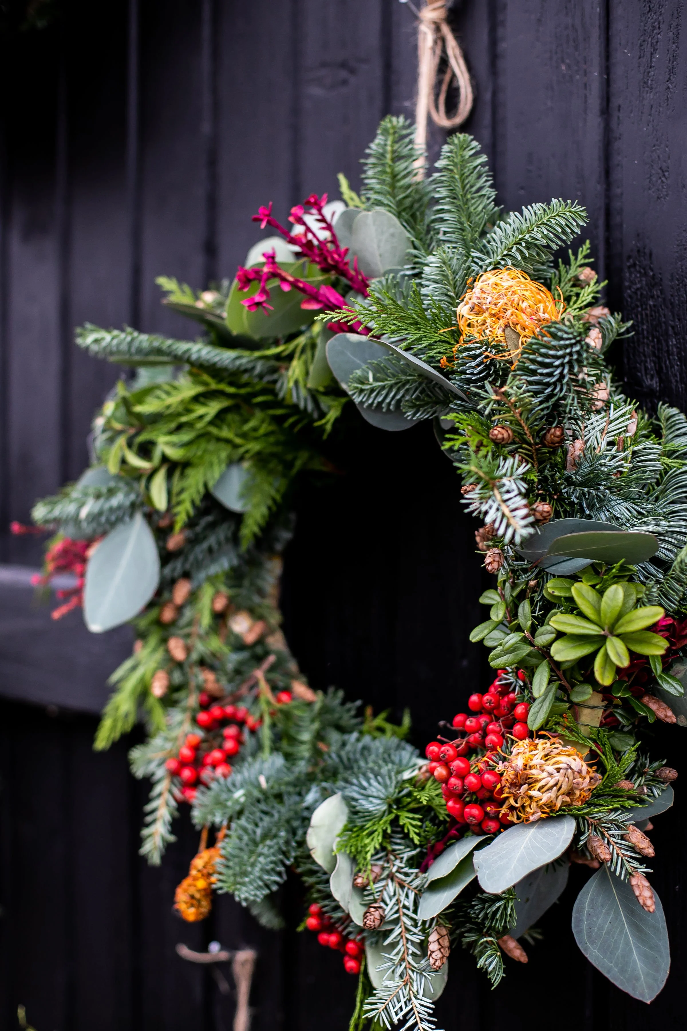 Julkransworkshop i ett stämningsfullt Danskarby 