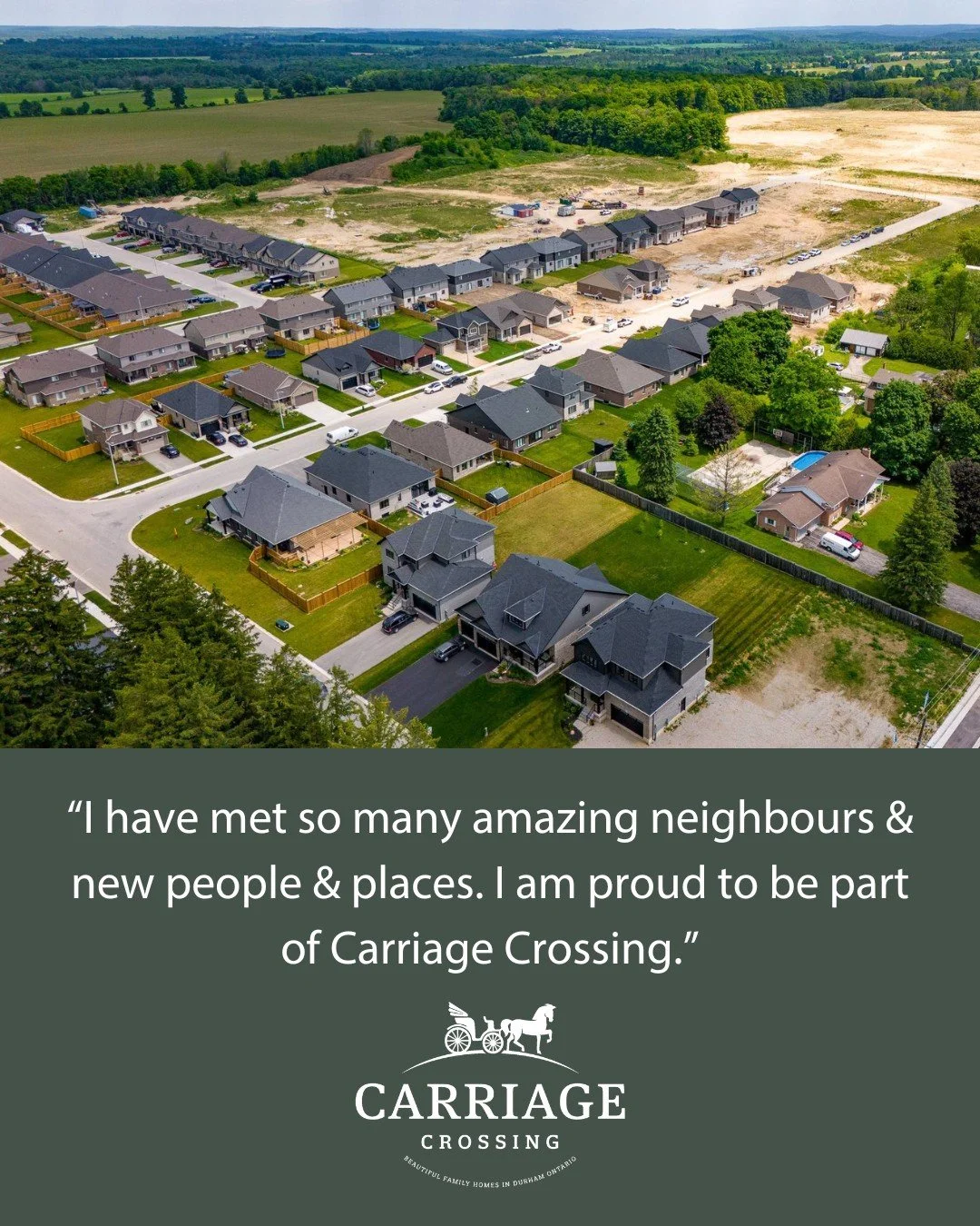 A testimony to the amazing community we are proud to build in.

&quot;Good evening, it has literally been ONE YEAR since we moved here to this beautiful neighbourhood. The first year has gone by so quickly &amp; yet it still amazes me what a wonderfu