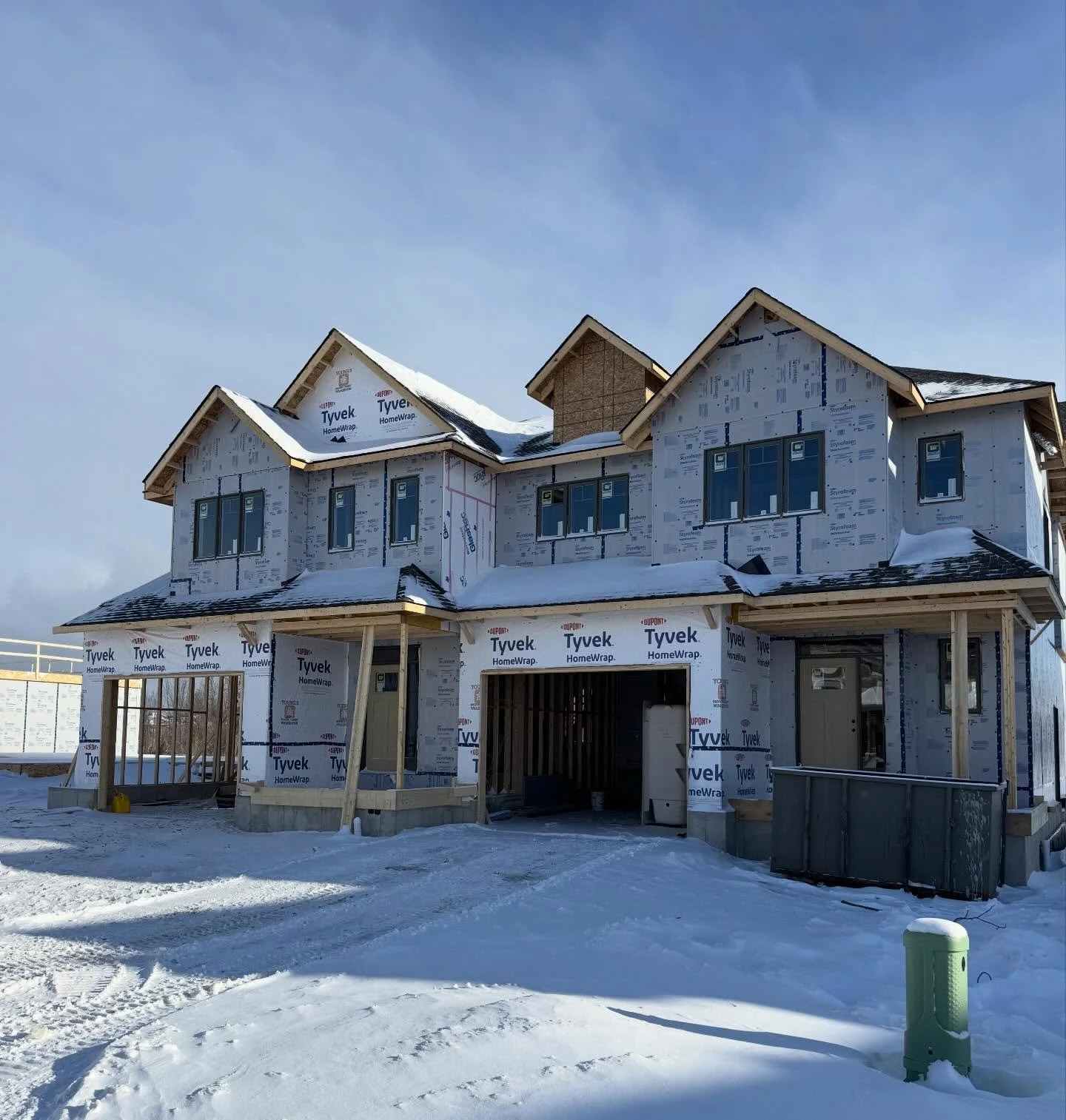 Construction updates on Block 7: The Morraine Model. Windows are in!

Very excited about this new 3 and 4 bedroom floor-plan, situated beside our community park and overlooking beautiful green space. 

What part of the construction process would you 