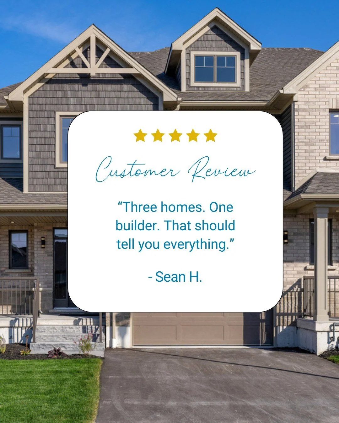 We are grateful to all of our customers for placing your trust in Sunvale Homes. It is extra special when homeowners come back two or three times!

#SunvaleHomes #Collingwood #Durham #NewHomeBuilder #CarriageCrossingCommunity #PoplarTrails