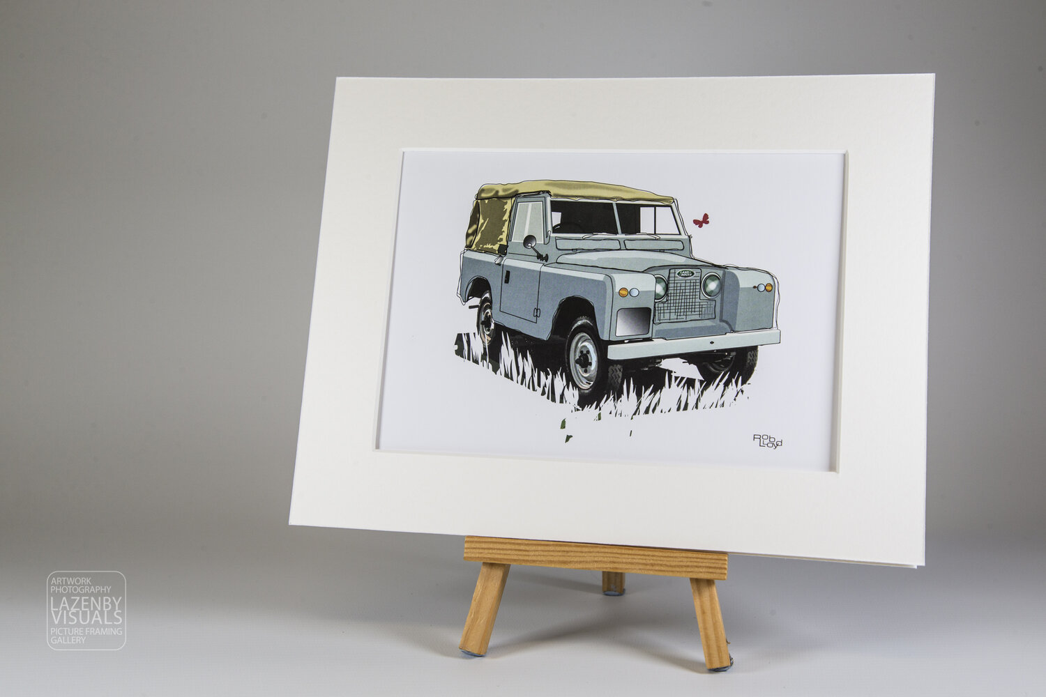 Land Rover Series Rear - Edition Print — Lazenby Visuals