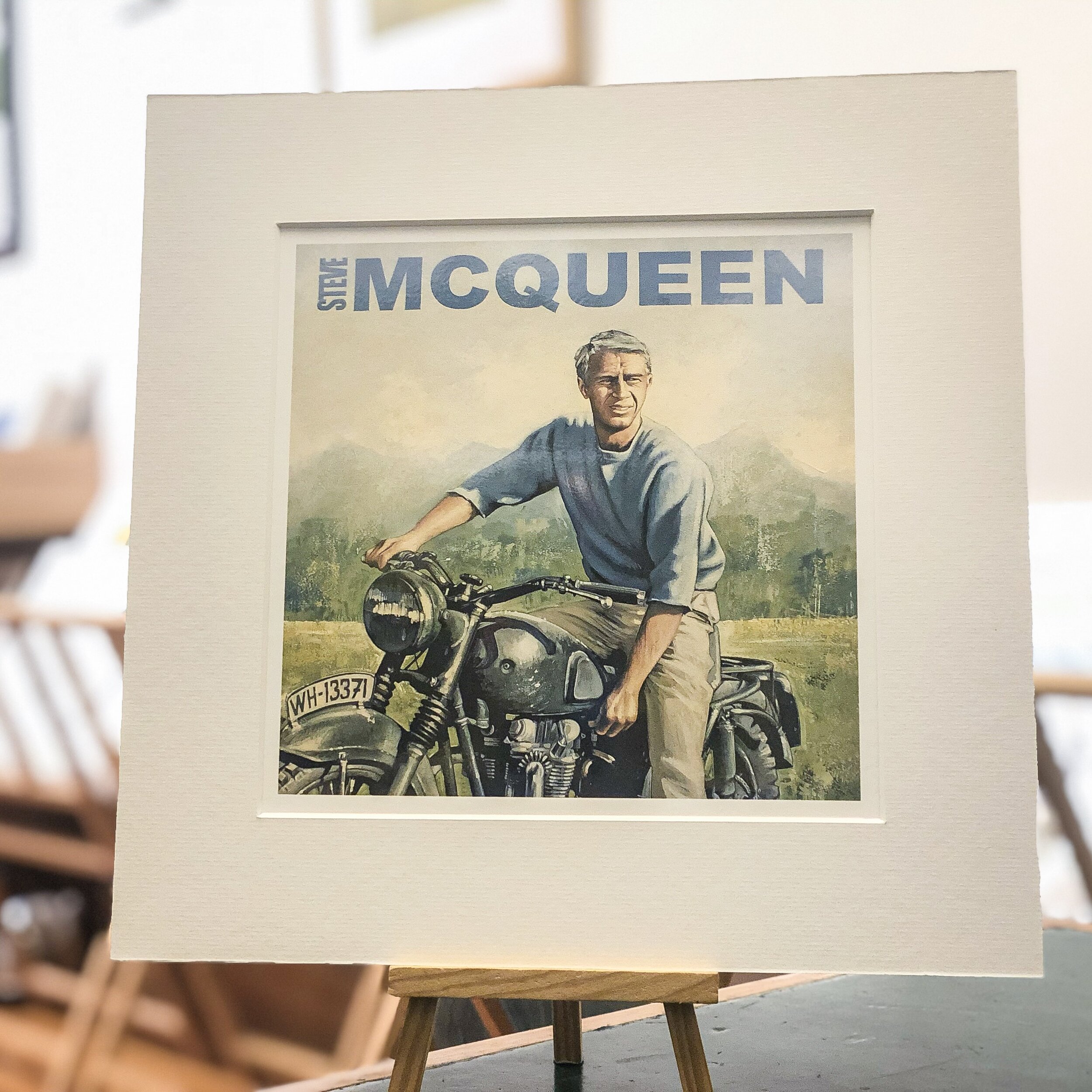 Limited edition print of the famous Steve McQueen