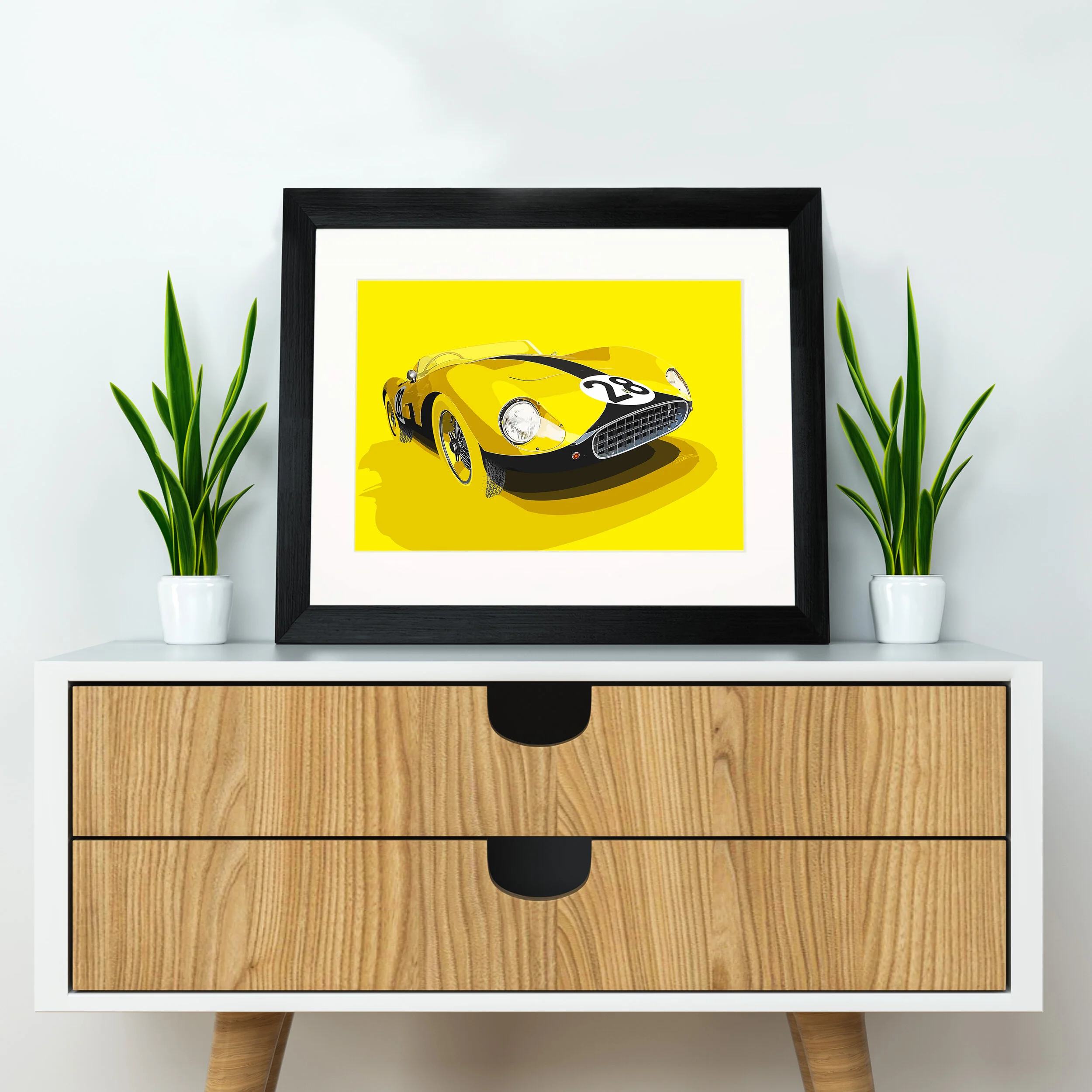 Ferrari artwork from a range of artists from the early 250GTO to the ...