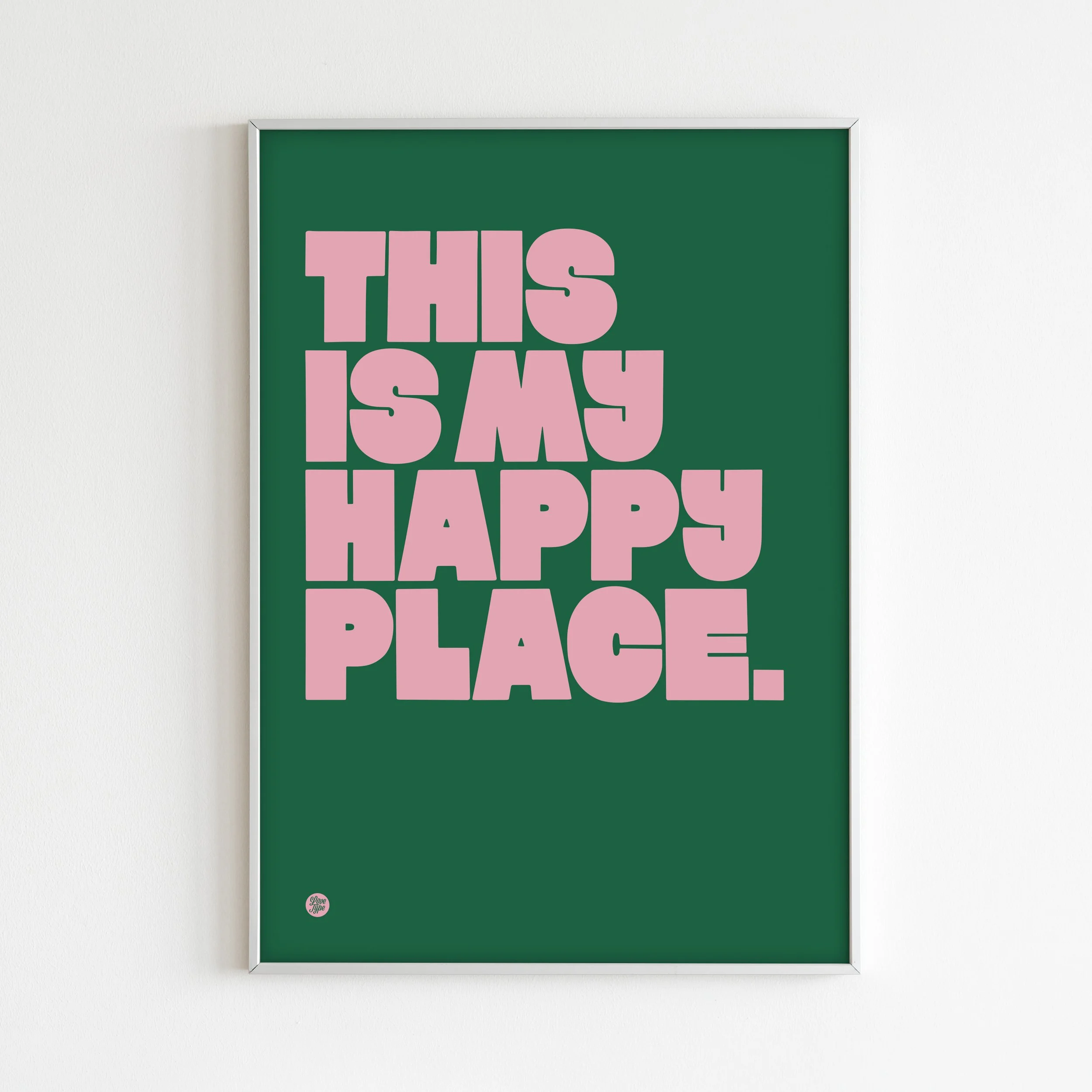This Is My Happy Place Wall Print
