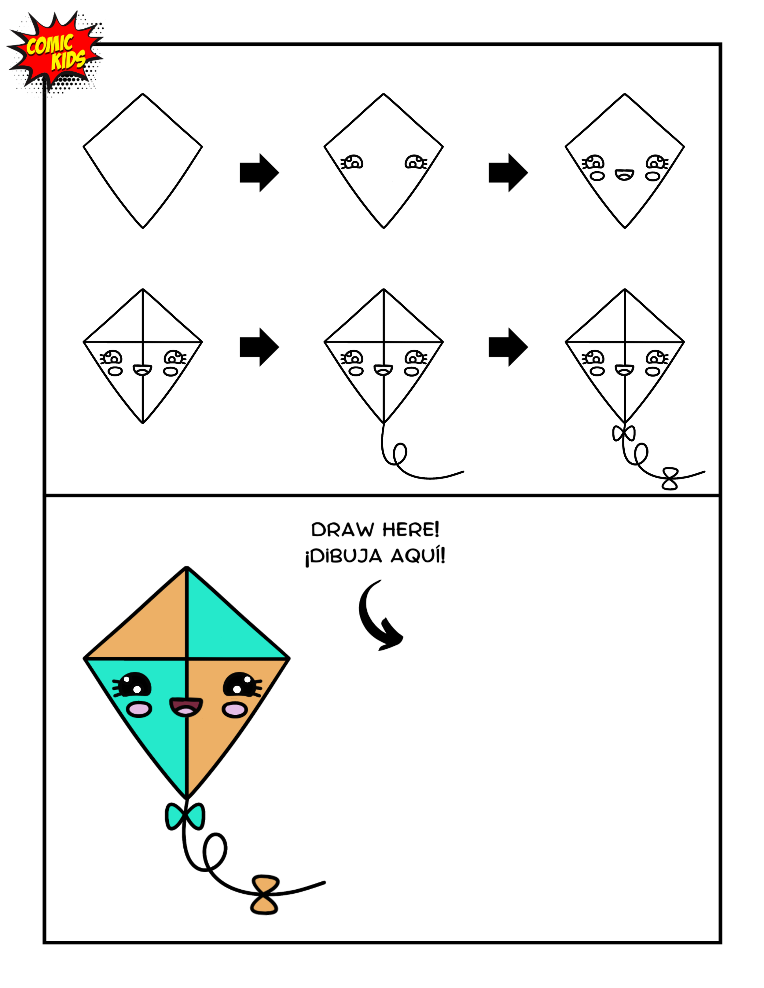 how to draw a cute daisy step by step for kids