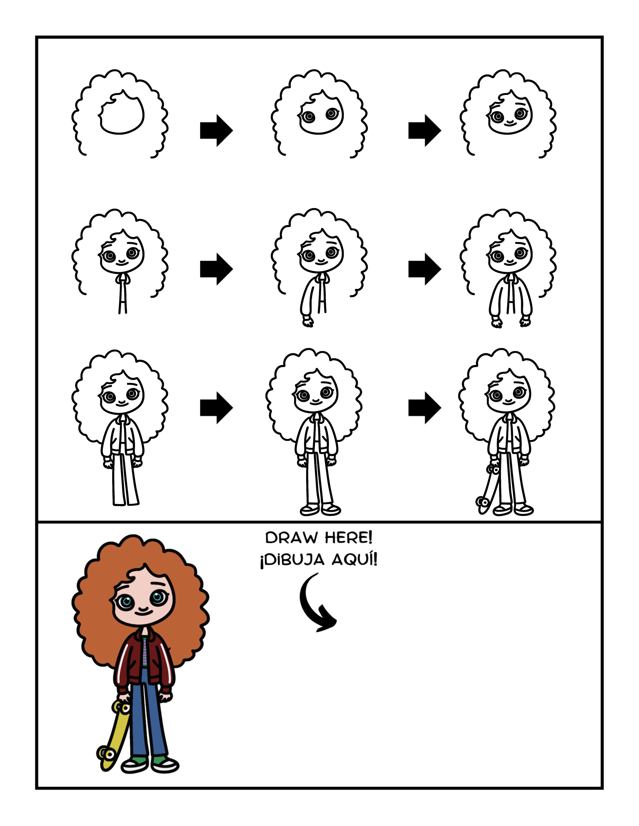 How to Draw max from stranger things free guided drawing for kids