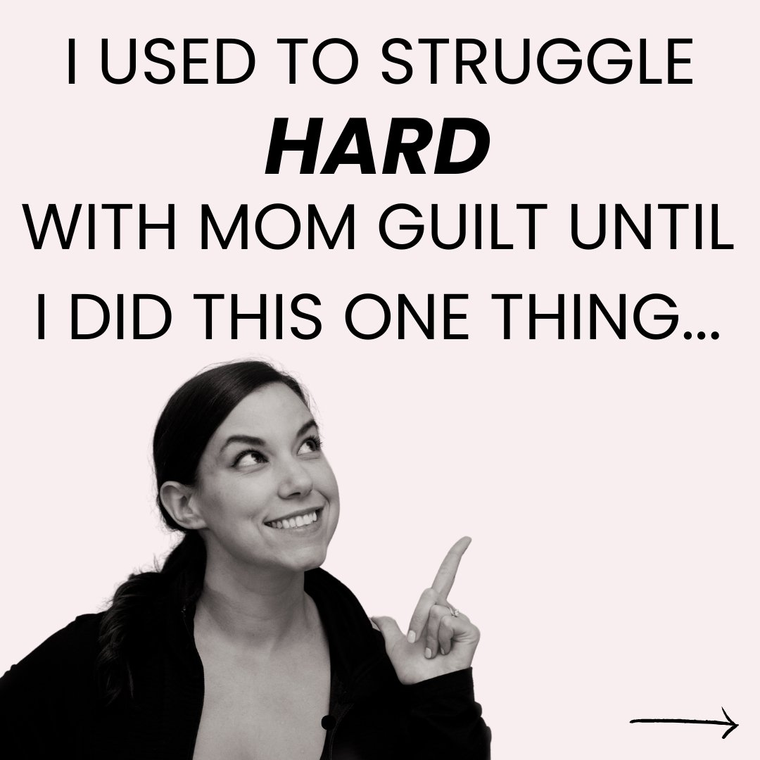 I used to struggle HARD with mom guilt, until I realized that taking care of myself (and showing myself the love I deserved) allowed me to better care for everyone else!

Give this post some &hearts;️ if it resonates with you!! Want to learn how to o