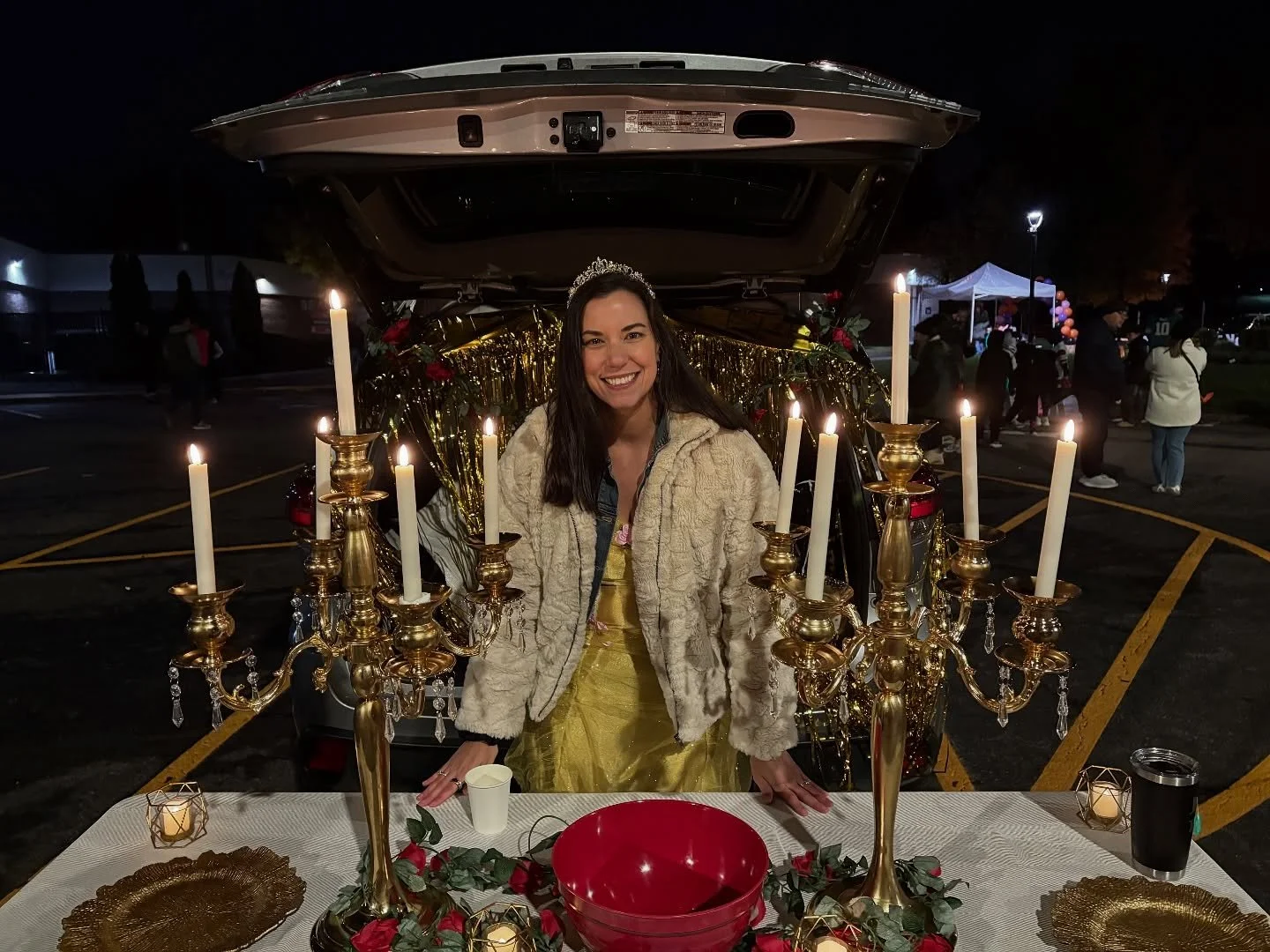 ✨Had the best time setting up a Trunk or Treat table this weekend! ✨Thanks to everyone who stopped by to see me &hearts;️ &thinsp;
&thinsp;
Any guesses what my theme was? 🥀🕯️ &thinsp;
&thinsp;
Huge shout out to my girls at @homemadeeventsroc for th
