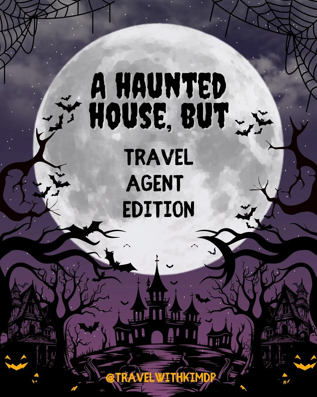 Which one of these scares you the most? 👻💀 &thinsp;
&thinsp;
I don&rsquo;t want ANY part of 𝘵𝘩𝘪𝘴 haunted house!&thinsp;
&thinsp;
#hauntedhouse #justforfun #halloween #travel #travelplanner #goldgellgetaways #scaryfun #halloweenfun #momlife #sca