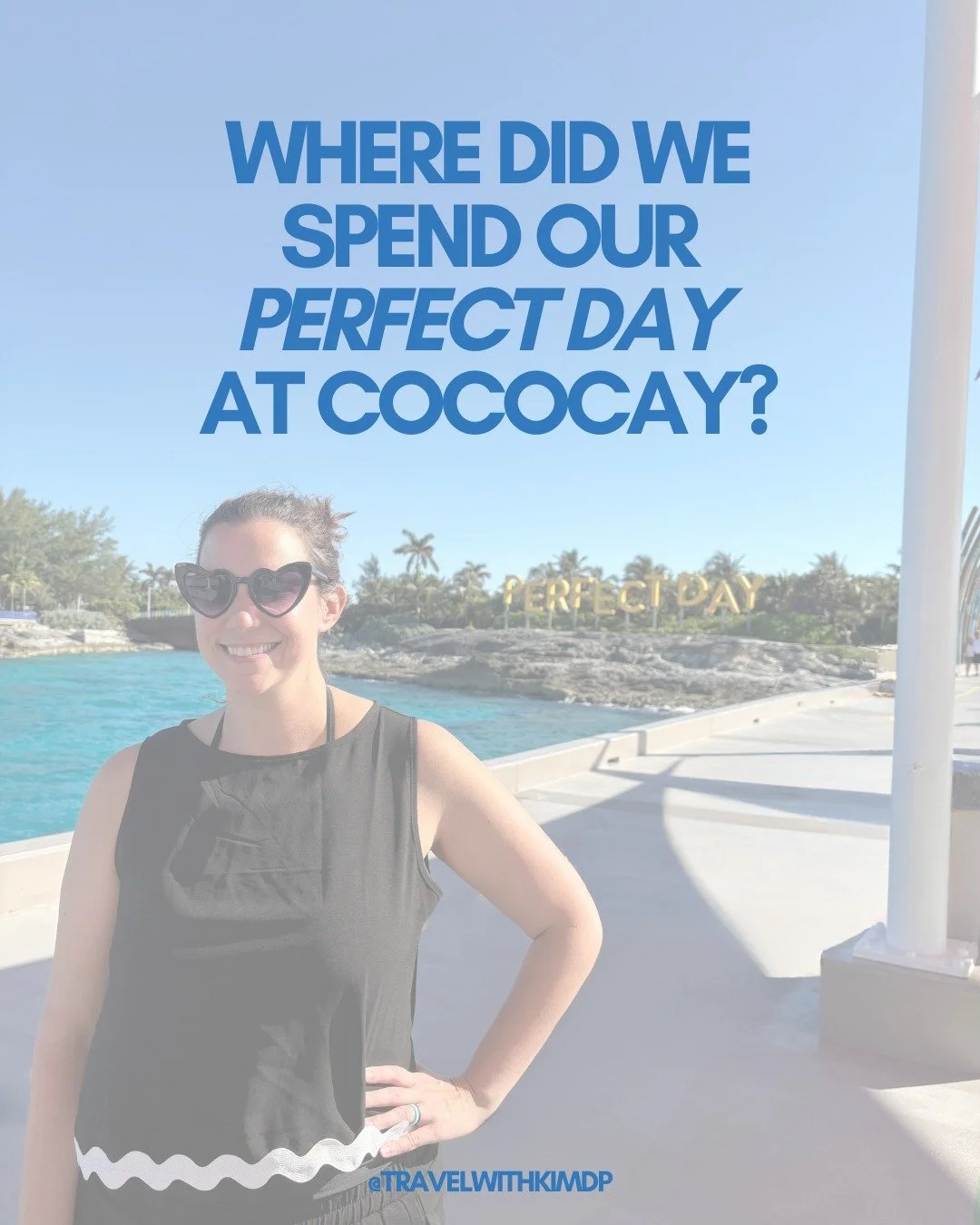Where did we spend our Perfect Day at CocoCay? At The Hideaway. 😎☀️

This adults-only pool area was the ultimate vibe &mdash; great music, refreshing drinks, plenty of space to relax, and the perfect mix of energy and chill. We swam, lounged, soaked