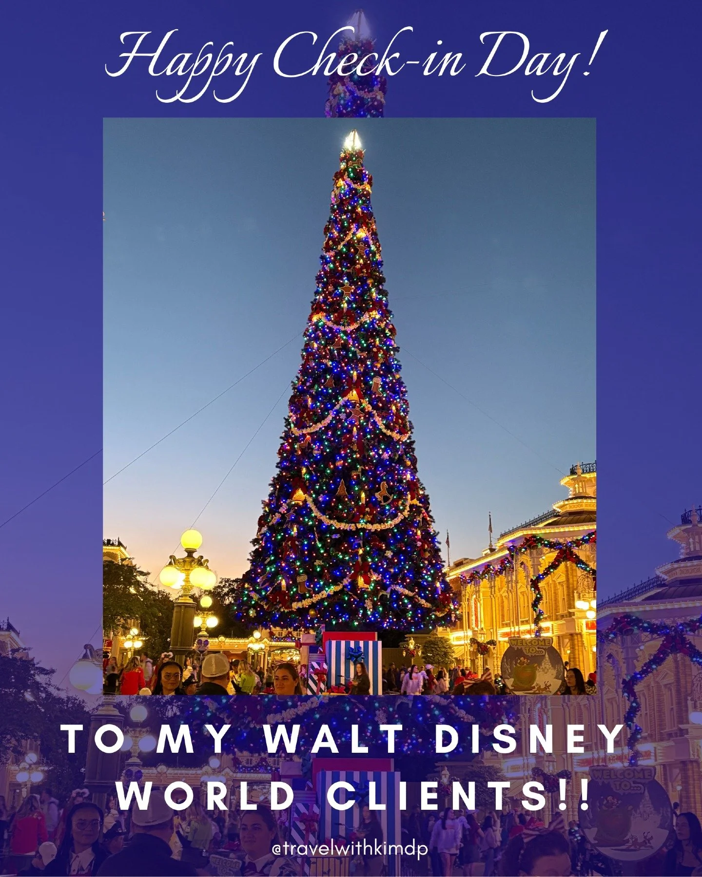 Happy Check-In Day to the W Family! I'm so excited for this family because they will be experiencing both Mickey's Very Merry Christmas Party and the Jollywood Nights Holiday Party during this festive trip! 🏰🎄 

✨ Thank you for allowing me to help 