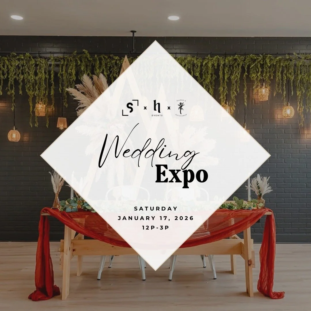 So excited to be a part of the Wedding Expo at Slate on South on January 17! 🥂💍 

This event is your opportunity to meet your venue coordinators Barlyssa, enjoy a delicious sample tasting provided by in-house caterer Seared &amp; Saccharum &amp; di