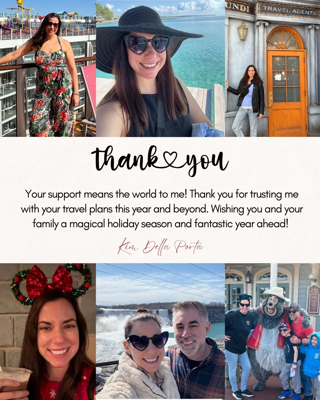 Thank you so much for trusting me with your travels in 2025! Your support means the world to me and I can't wait to help you explore even more in 2026 💕 ✈️ 

#travel #thankyou #thankyouforyoursupport #thankyousomuch #mom #momlife #travelagent #goldg