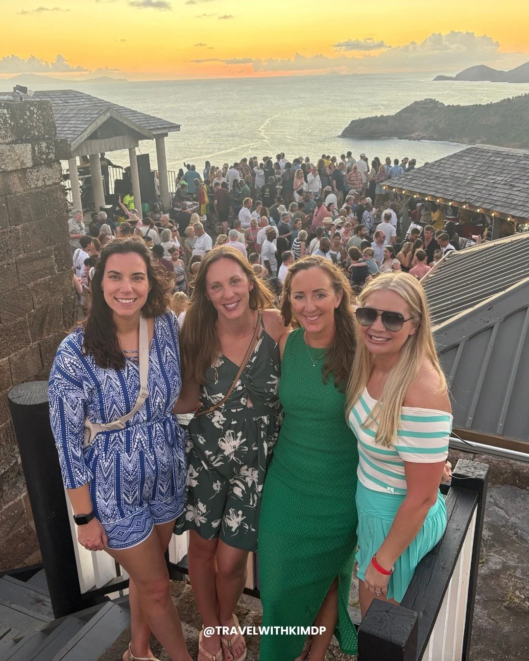 Shirley Heights is a must on any Antigua trip! It was recommended to me and it didn't disappoint! 👏 

Come for the sunset views, grab a rum punch from the bar and stay for the steel drums and island party vibe! 🌅🍹

#shirleyheights #antigua #girlst