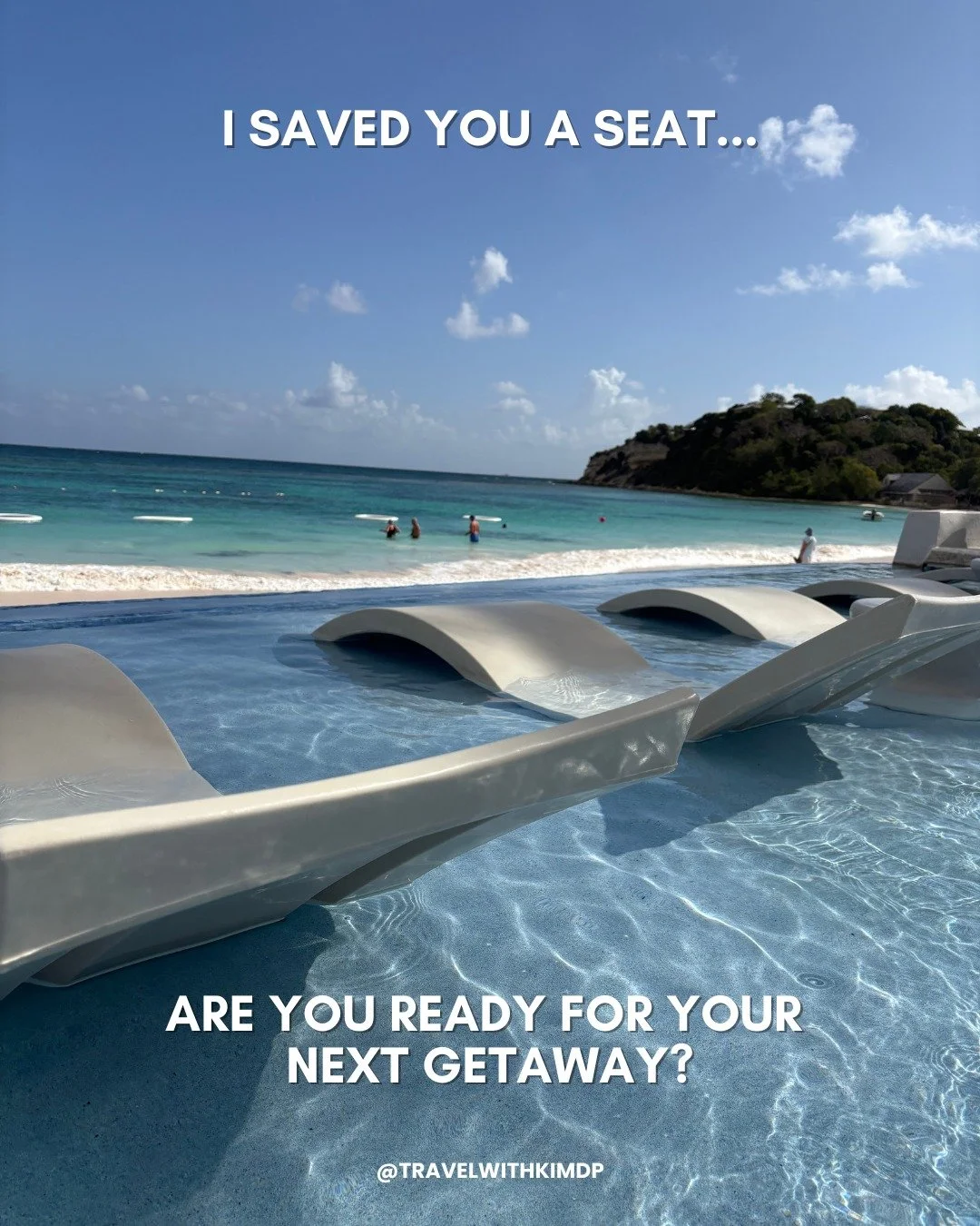I saved you a seat&hellip; now all that&rsquo;s missing is you 💙🏝️

If your next getaway includes ocean views, poolside lounging and nowhere to be but right here - consider this your sign 🤩✨✈️ 

#nextgetaway #travelplanner #letsgoonvacation #beach