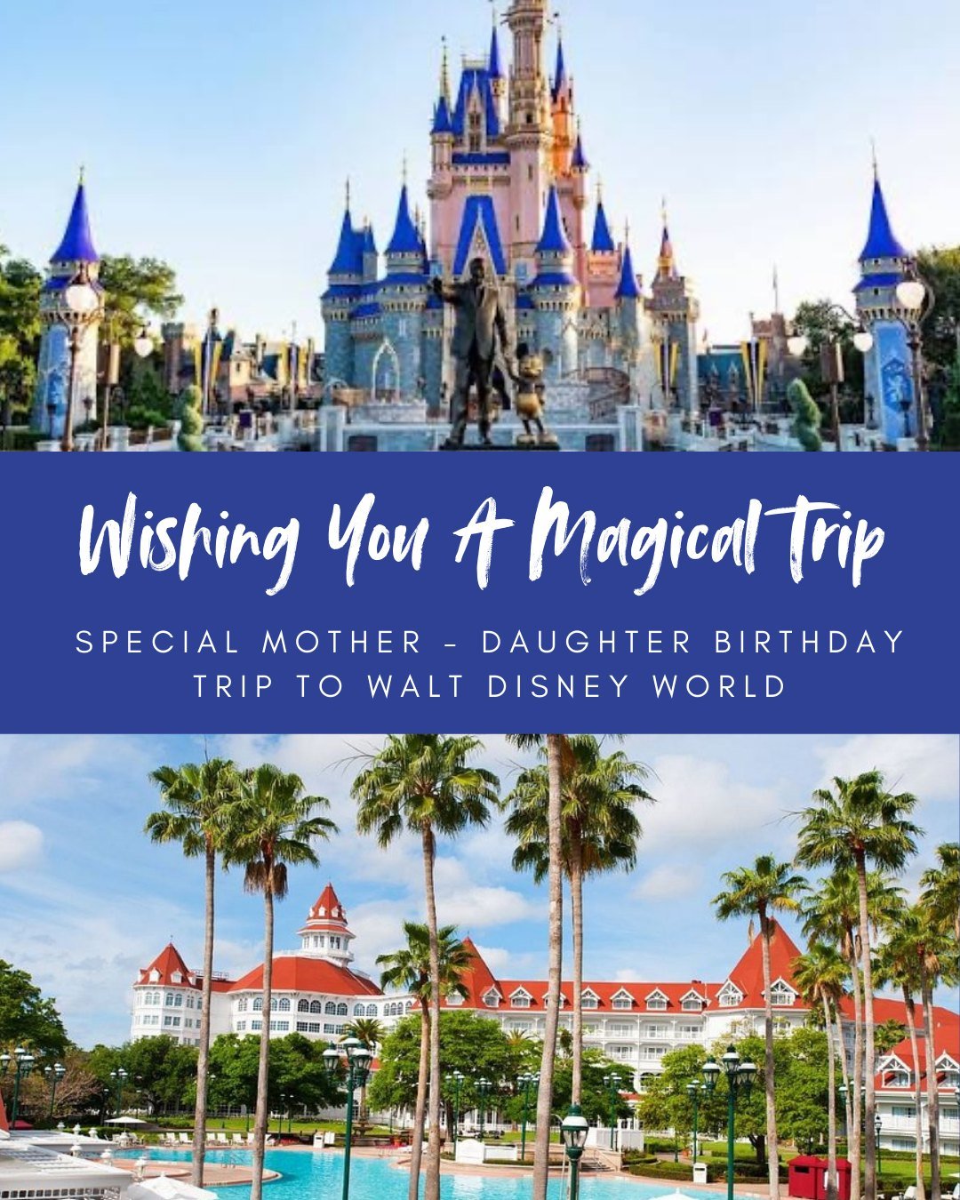 Wishing a very magical trip to my mother-daughter clients who are visiting Walt Disney World for a very special birthday celebration! 🎉 🏰 Have the best time!!

#waltdisneyworld #motherdaughtertrip #birthdaytrip #travelfun #travelideas