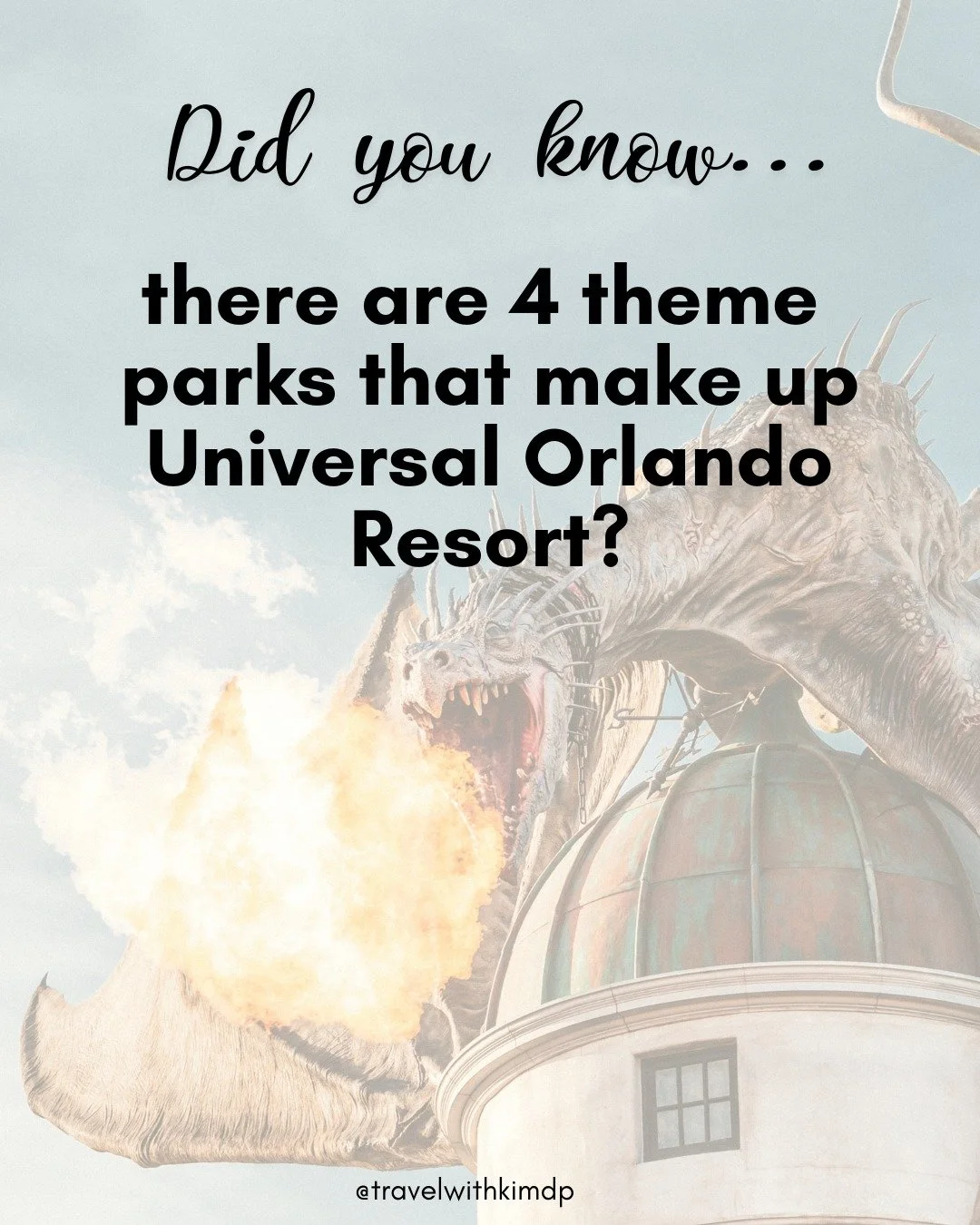 Did you know Universal Orlando Resort has four parks&mdash;and each one offers a totally different experience? 🎢✨

🎬 Universal Studios Florida - Step into your favorite movies with immersive attractions, including The Wizarding World of Harry Potte